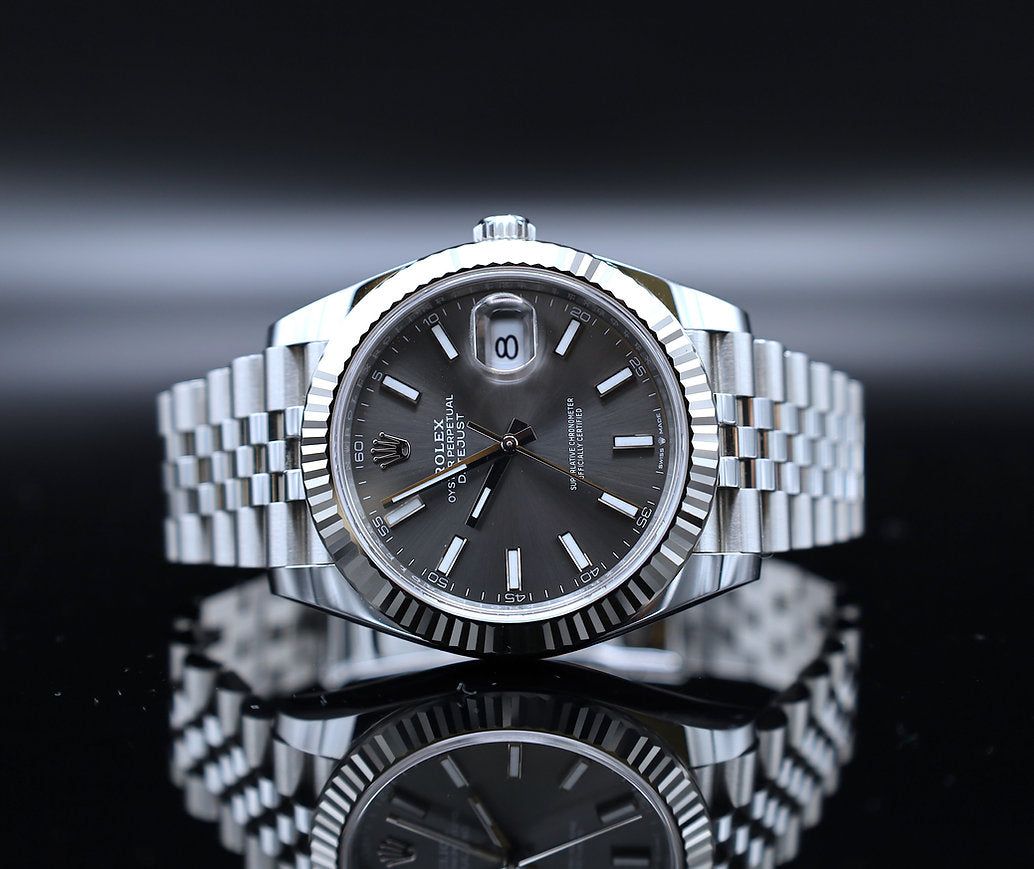 Rolex Datejust 41 Rhodium - LC100 - Revision 2025 - 11/2021 - Jubilee - 126334