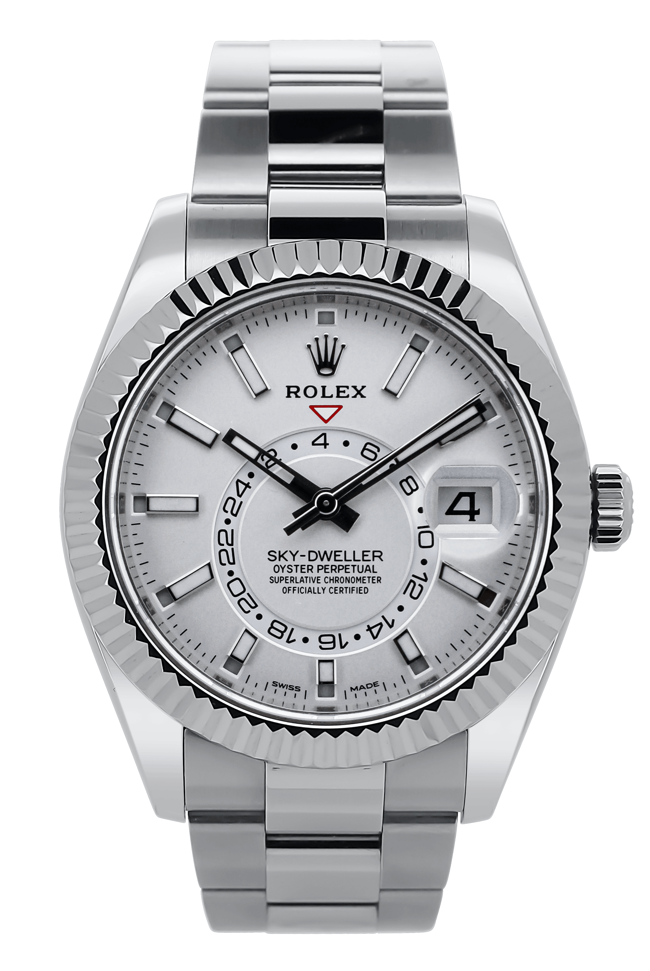 Rolex Sky-Dweller Weiß/ Silber - LC EU - 326934 - Full Set