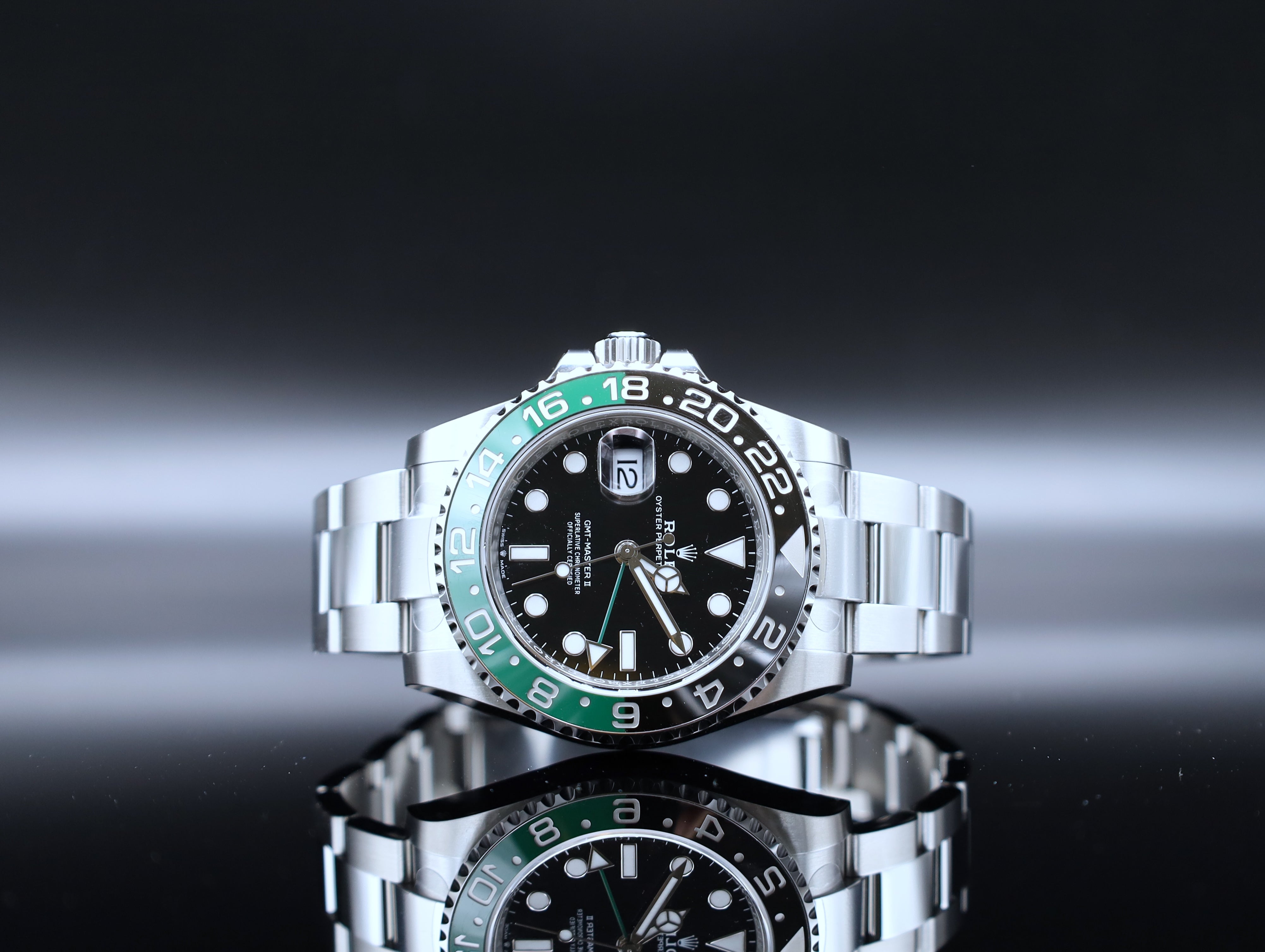 Rolex GMT Master II "Sprite" - 2025 - LC100 - Fullset - Oysterband - 126720VTNR