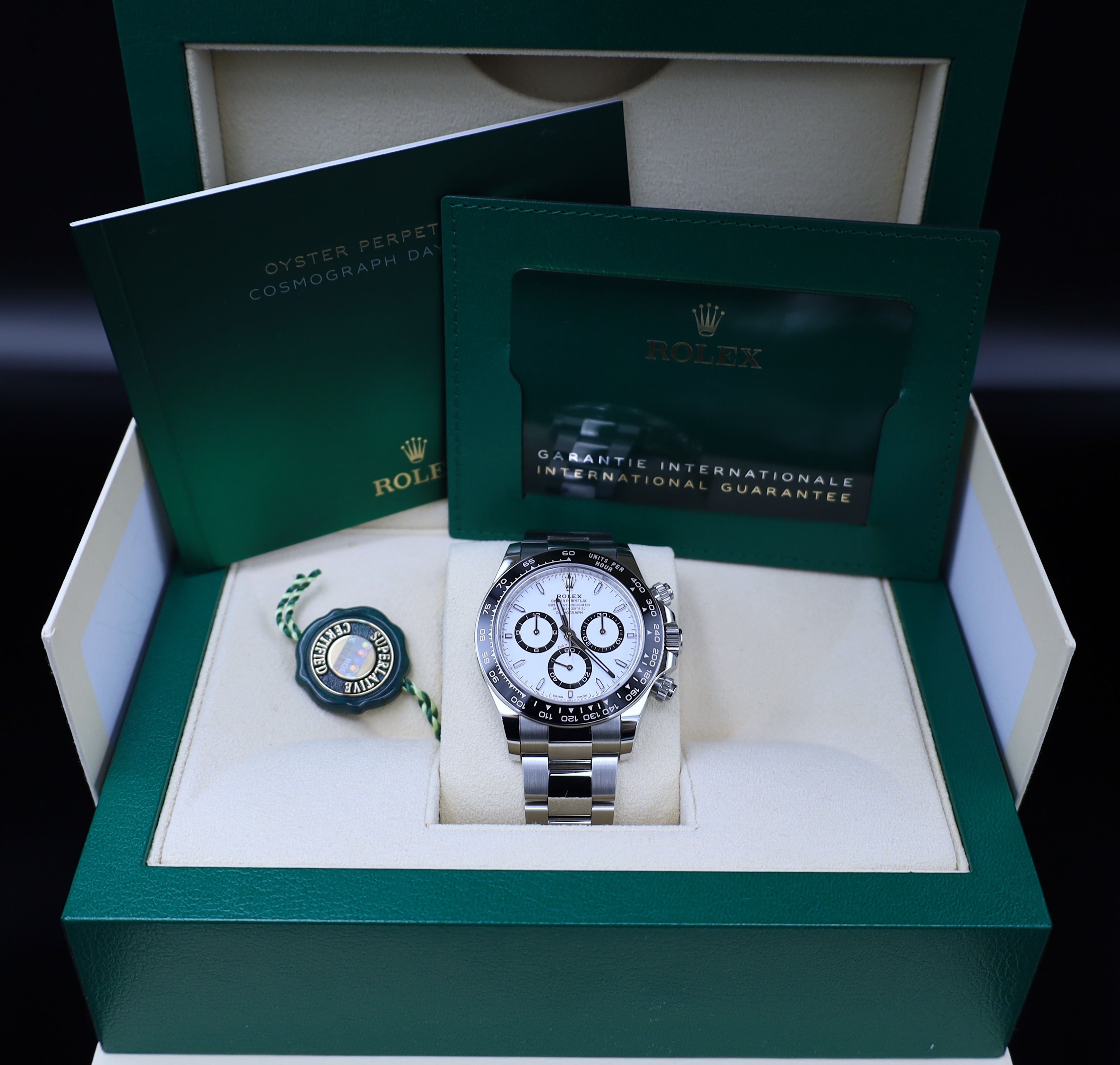 Rolex Daytona "Panda" - 2024 - Fullset - Oysterband - 126500LN