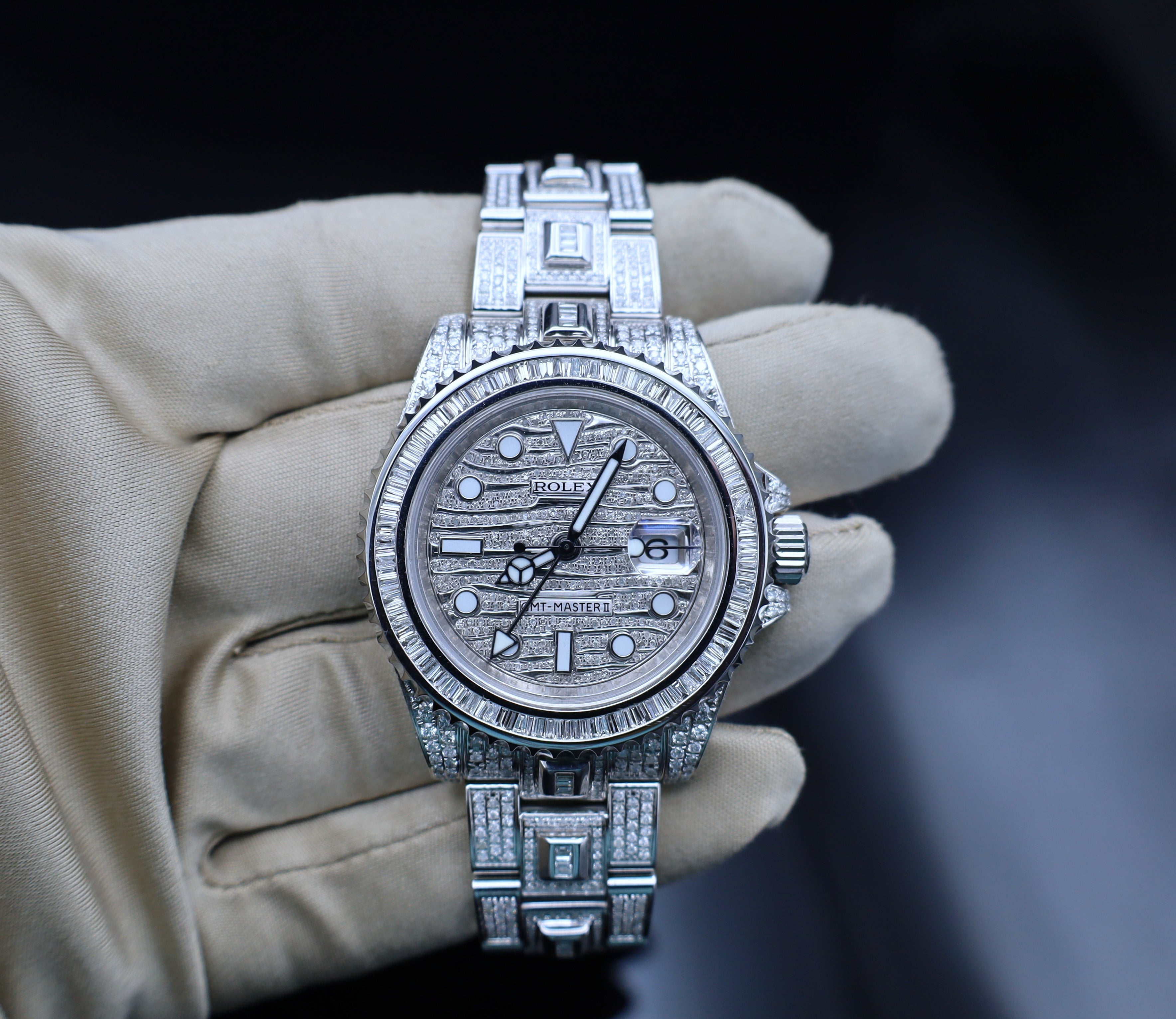 Rolex GMT Master II Iced Out - LC EU - Fullset