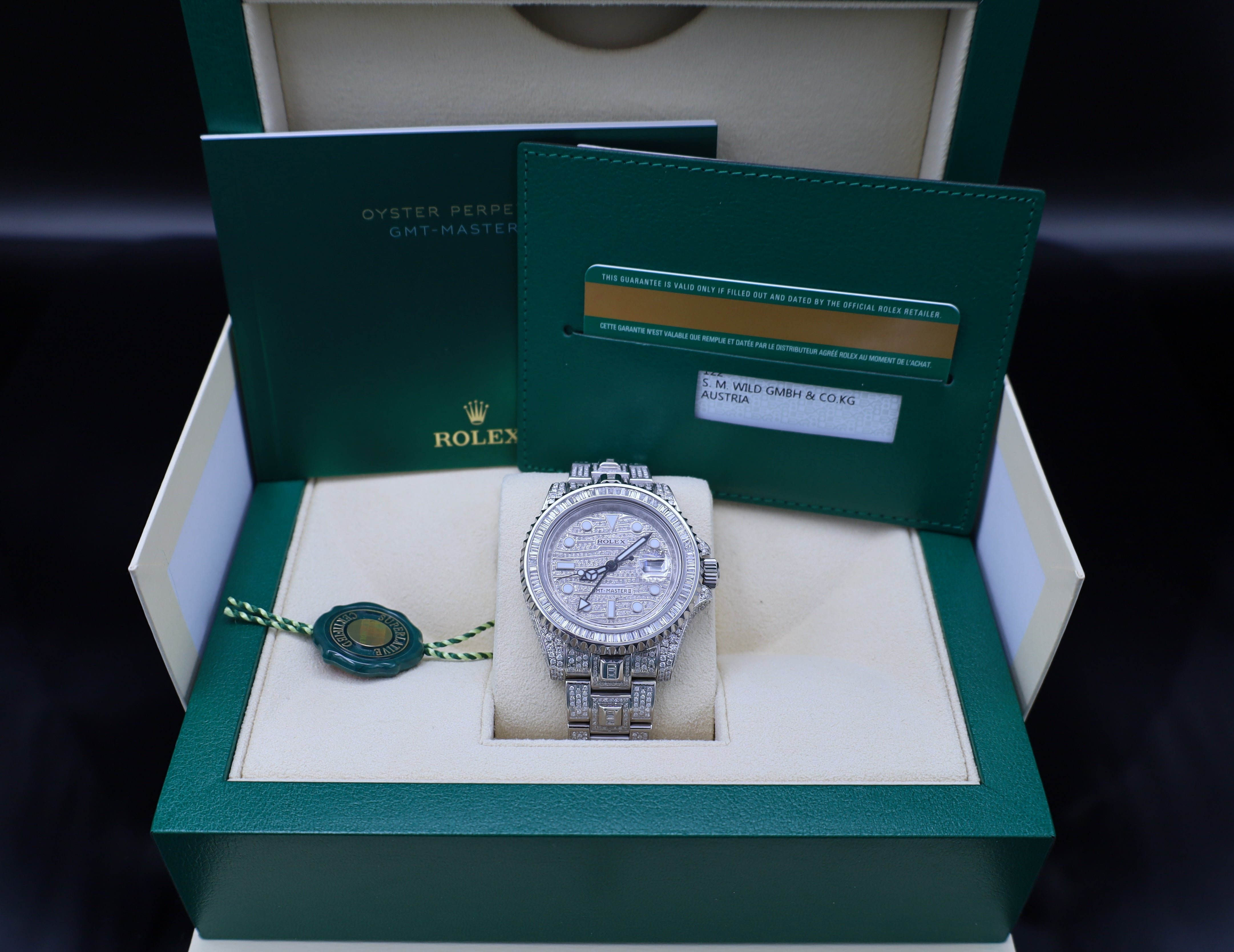 Rolex GMT Master II Iced Out - LC EU - Fullset