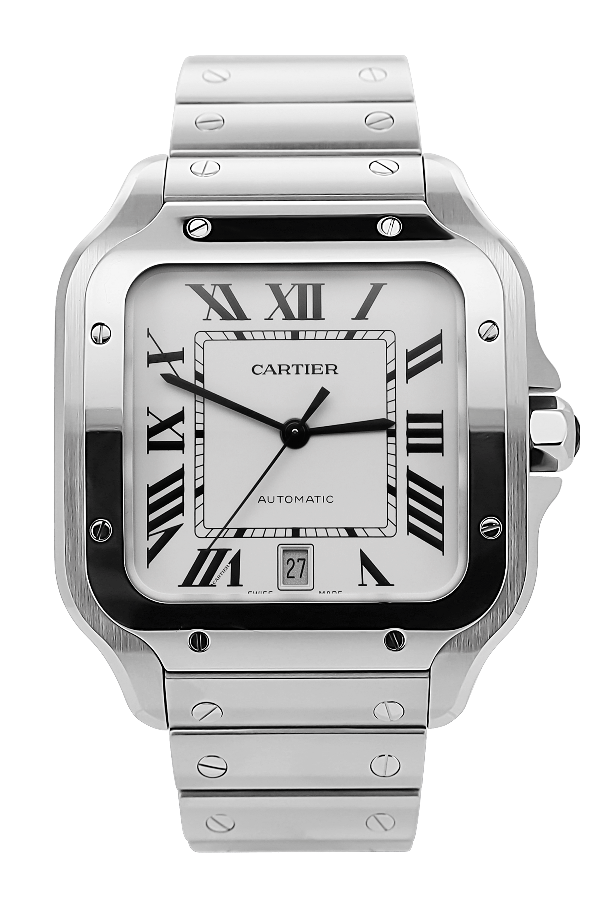 Cartier Santos De Cartier Weiß- 11/2023 - LC100 - WSSA0018