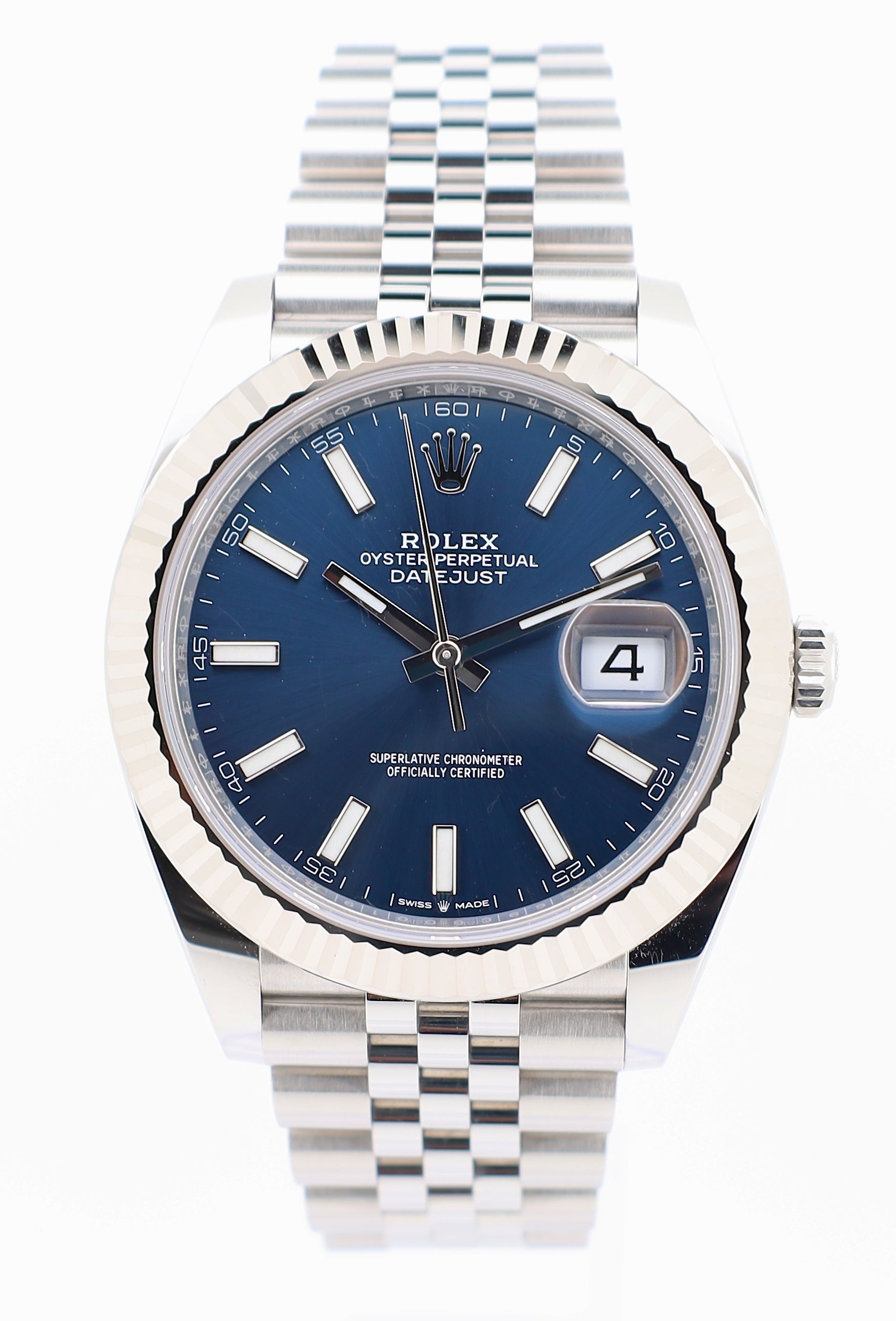 Rolex Datejust 41 Blau - LC100- 2023 - Fullset - Jubileeband - 126334