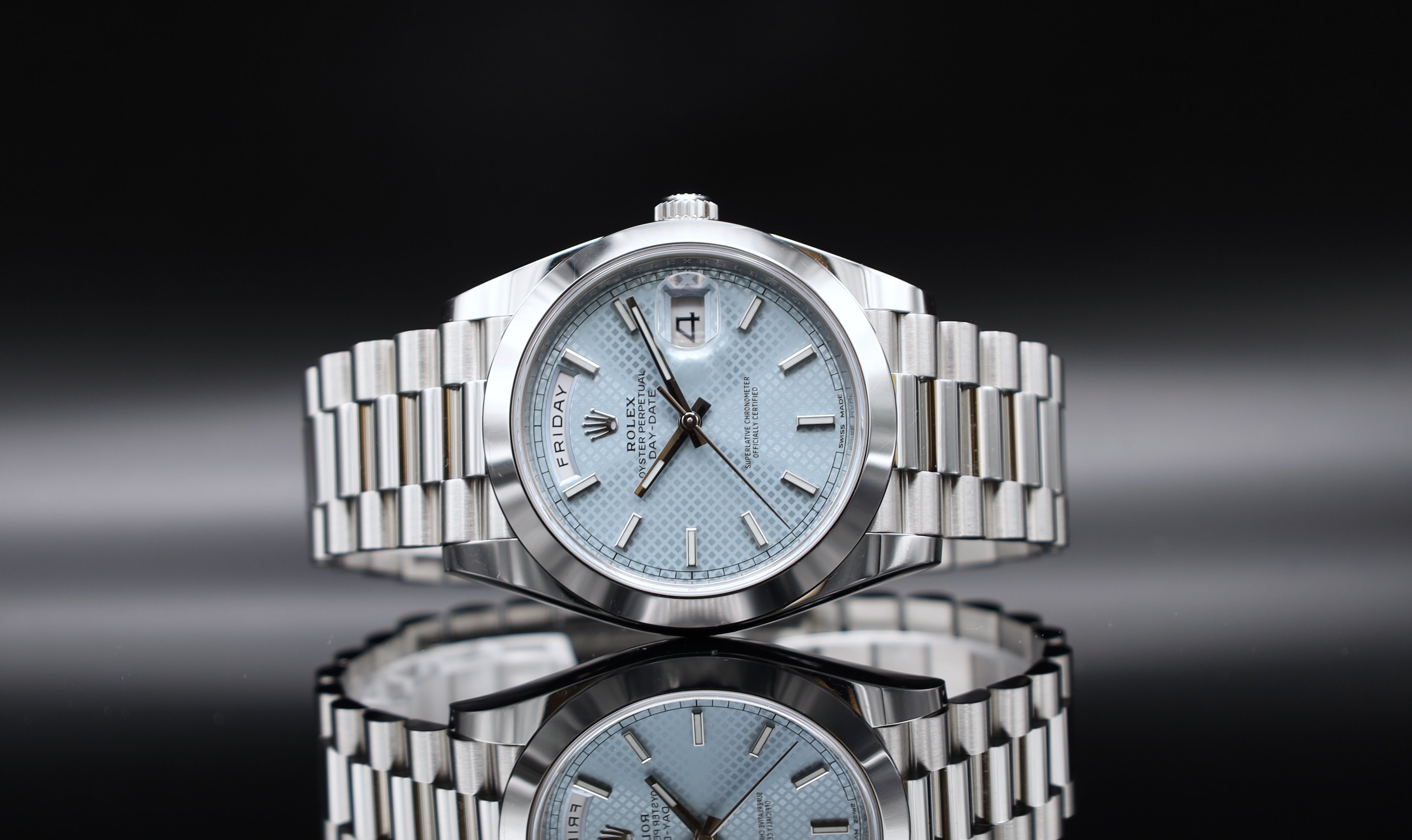 Rolex Day Date Platin - 2020 - Fullset - 228206 - LC NL