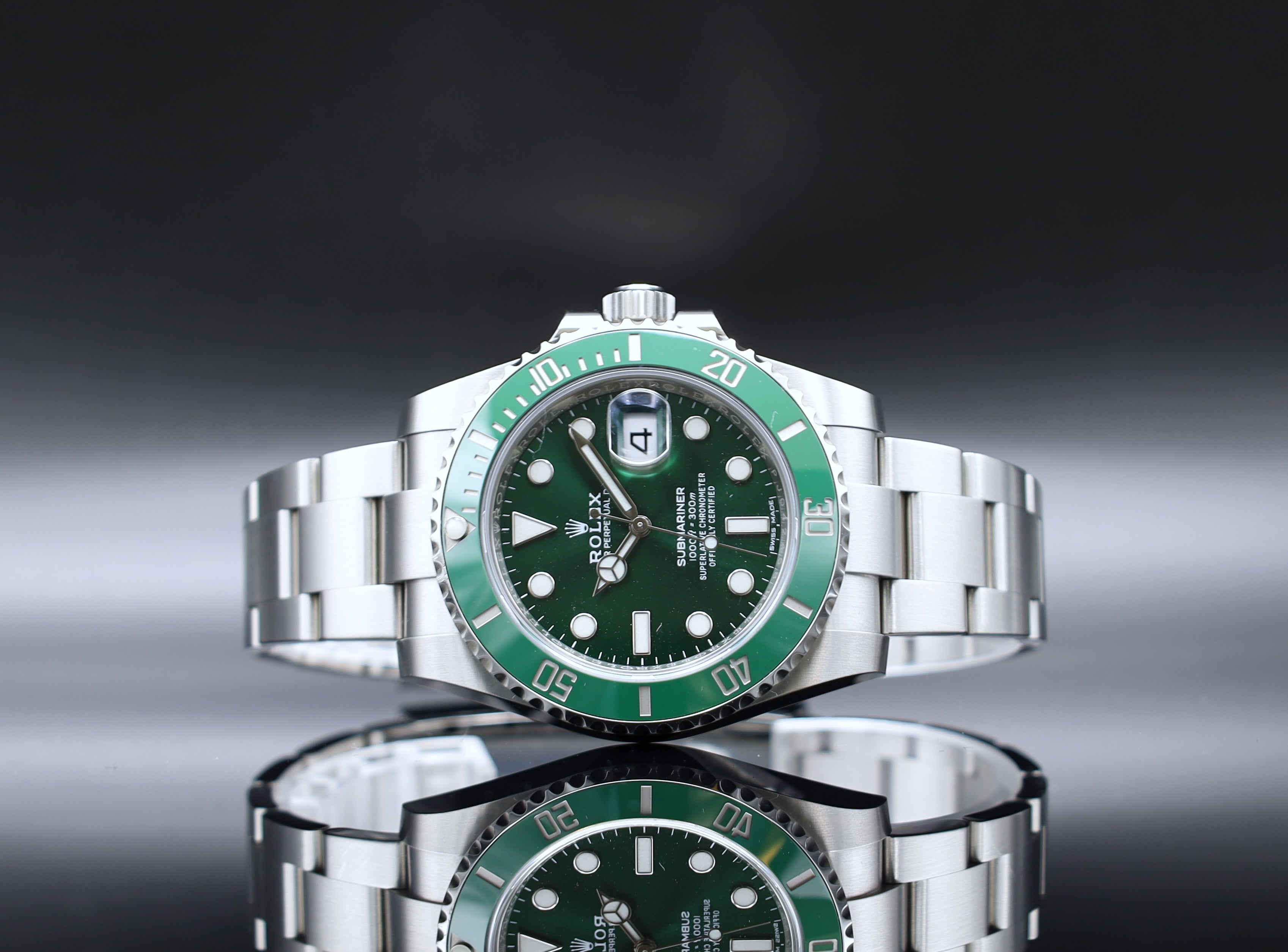 Rolex Submariner Date "Hulk" - 2019 - LC100 - Stahl - Fullset - 116610LV