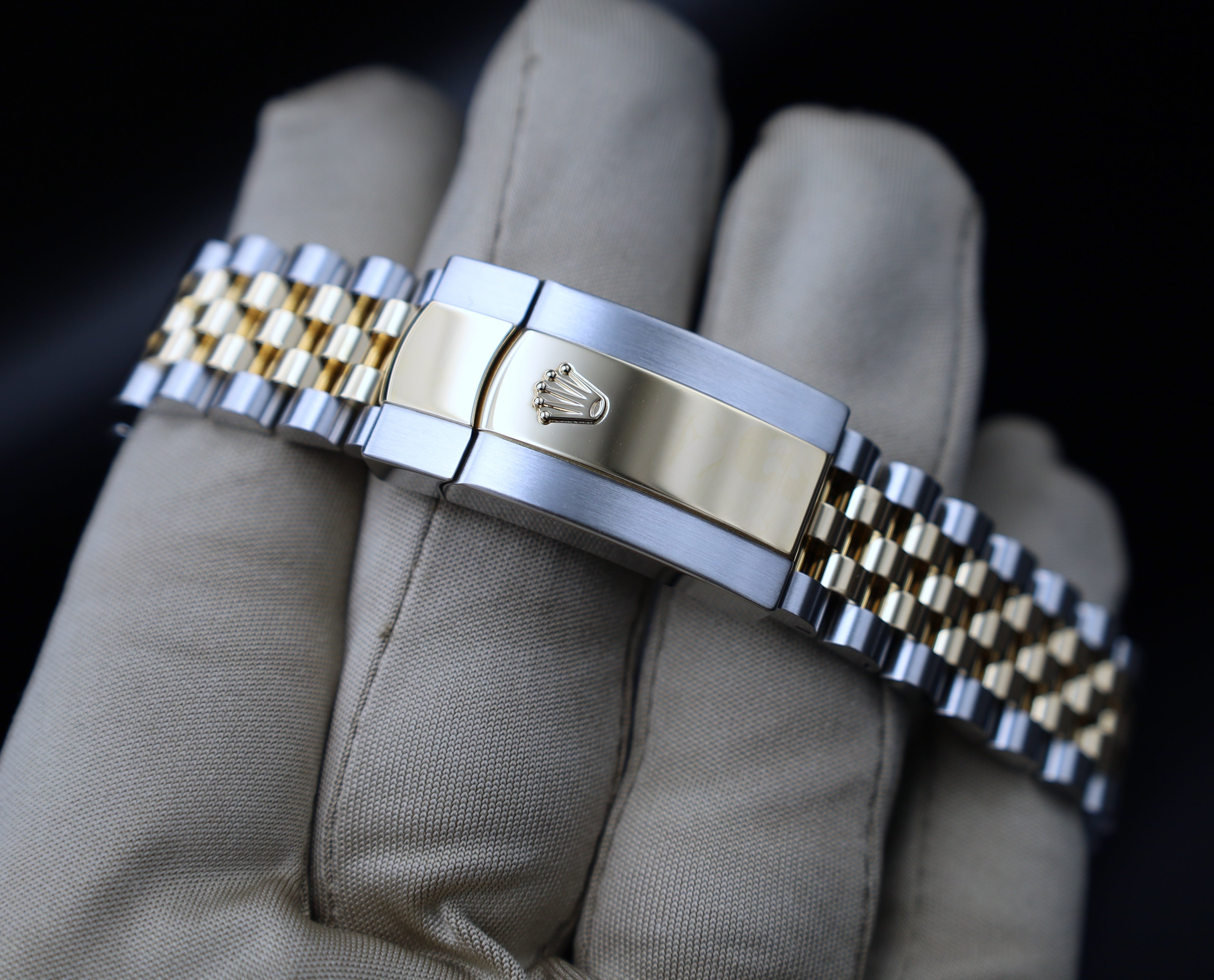 Rolex Datejust 41 Schwarz Diamant - Stahl/Gold - 11/2024 - LC100 - Fullset