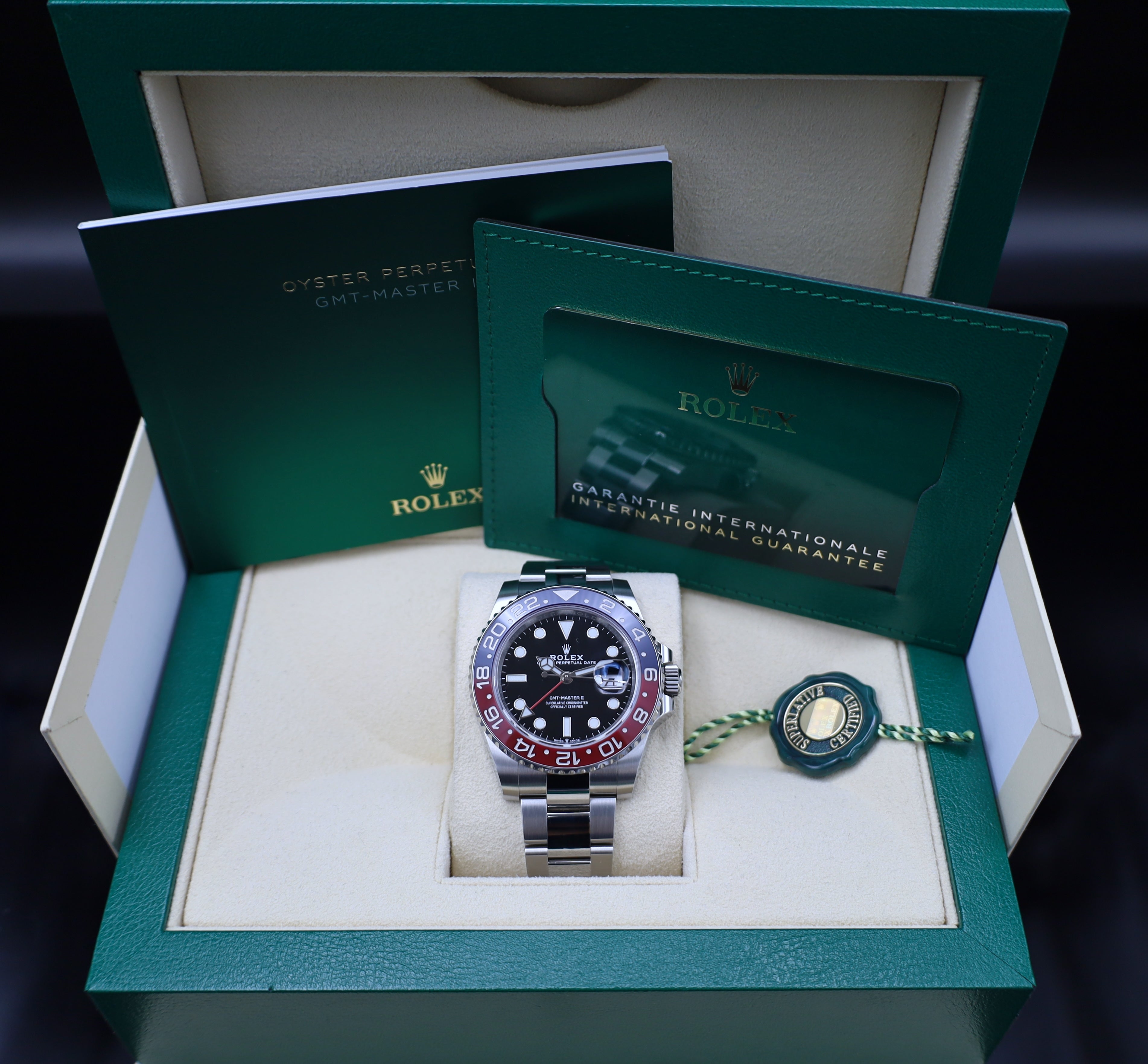 Rolex GMT Master II "Pepsi" - 2021 - Fullset - Oysterband - 126710BLRO