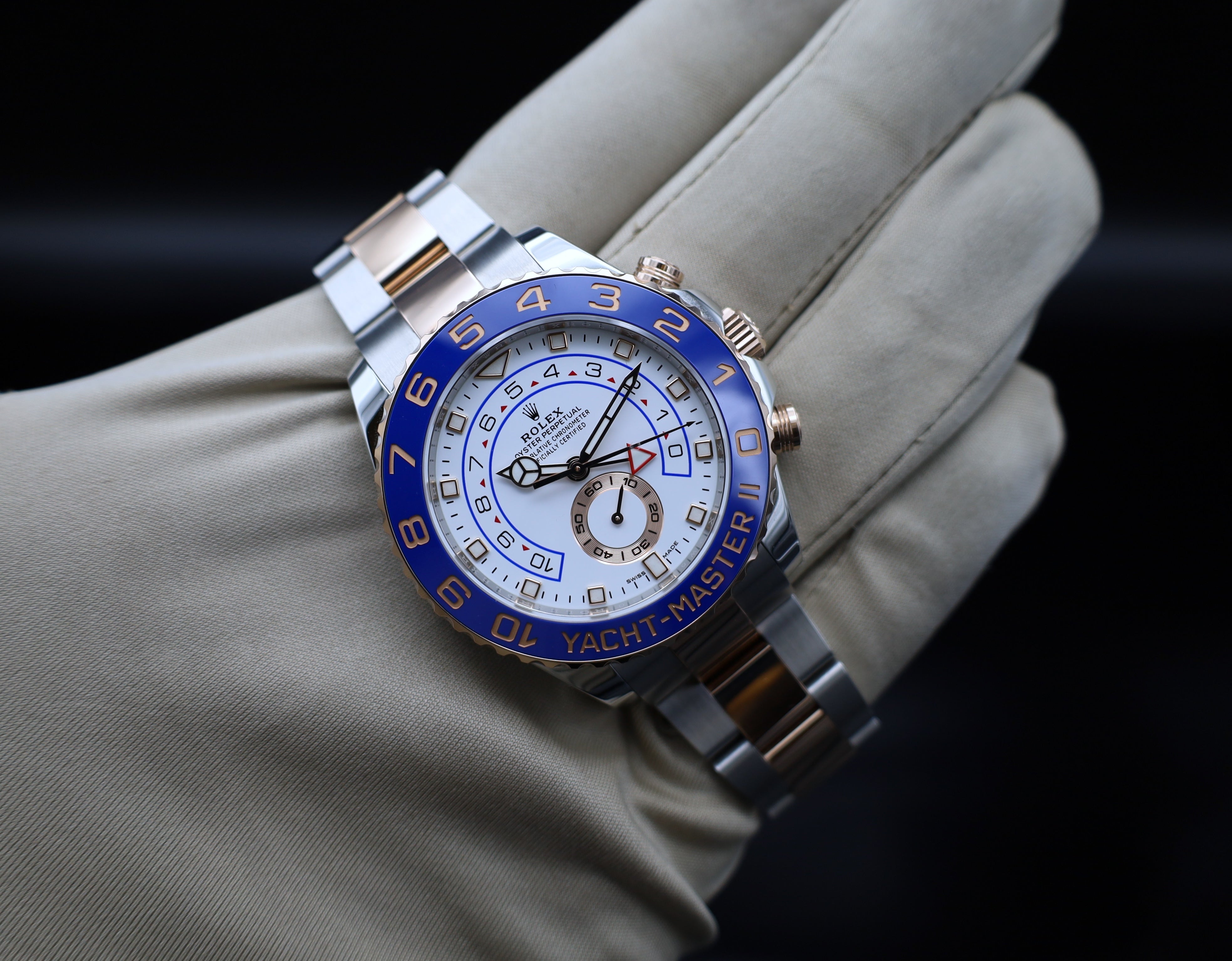 Rolex Yacht-Master 42 - Stahl/Roségold - 116681 - Fullset