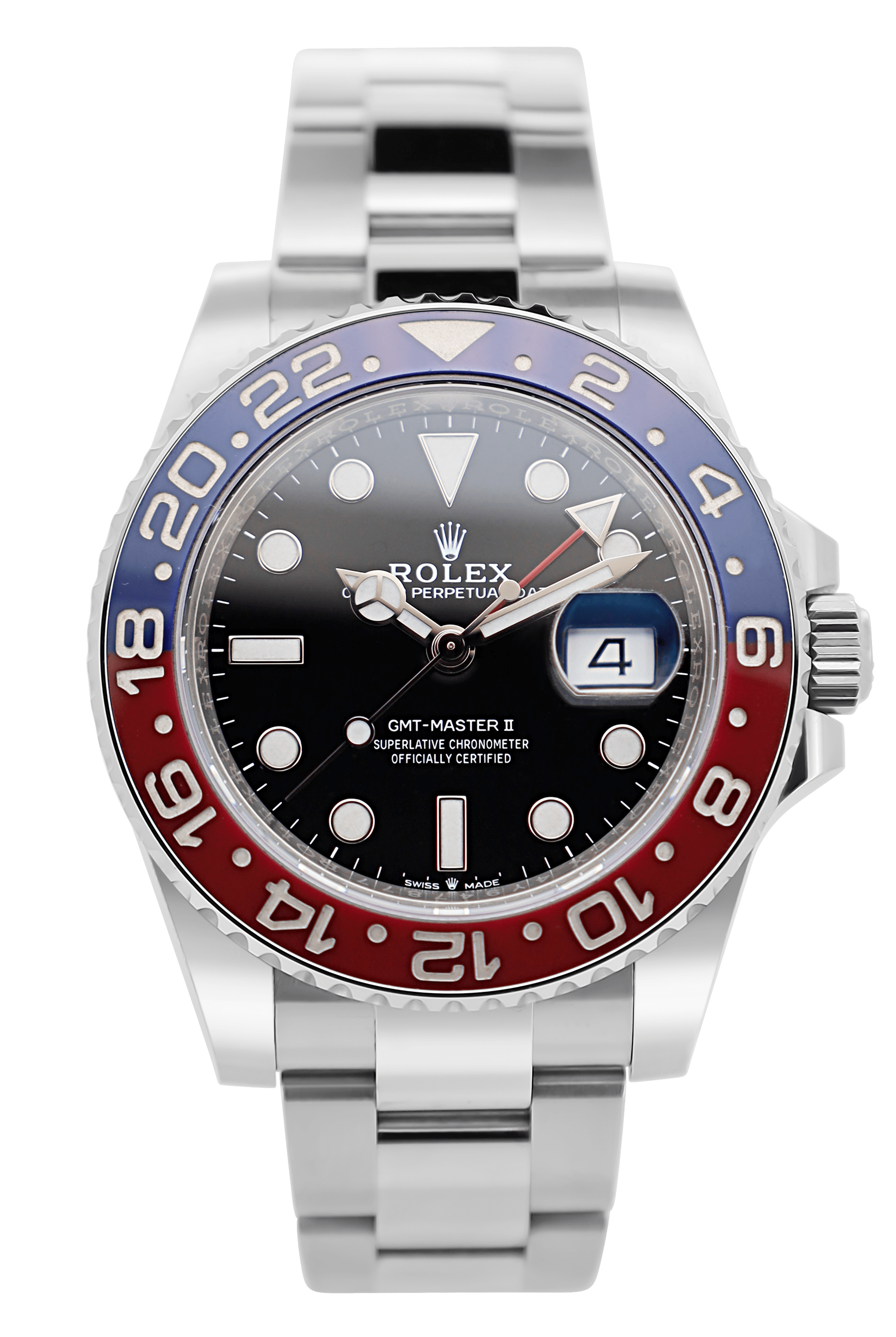 Rolex GMT Master II "Pepsi" - 2022 -LC100 - Fullset - Oysterband - 126710BLRO