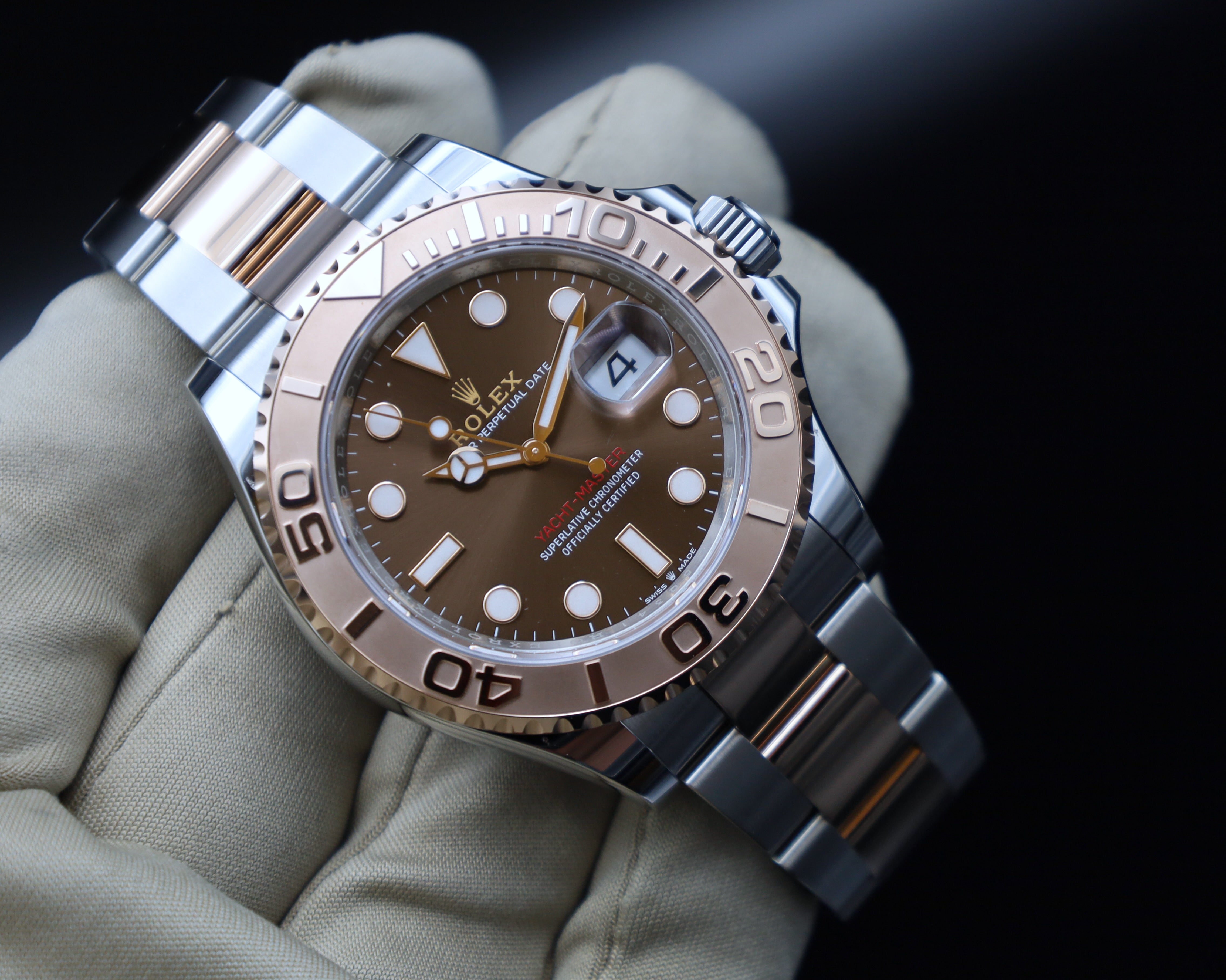 Rolex Yacht-Master 40 Chocolate - Stahl/ Roségold - 07/2025 -Ungetragen- Fullset