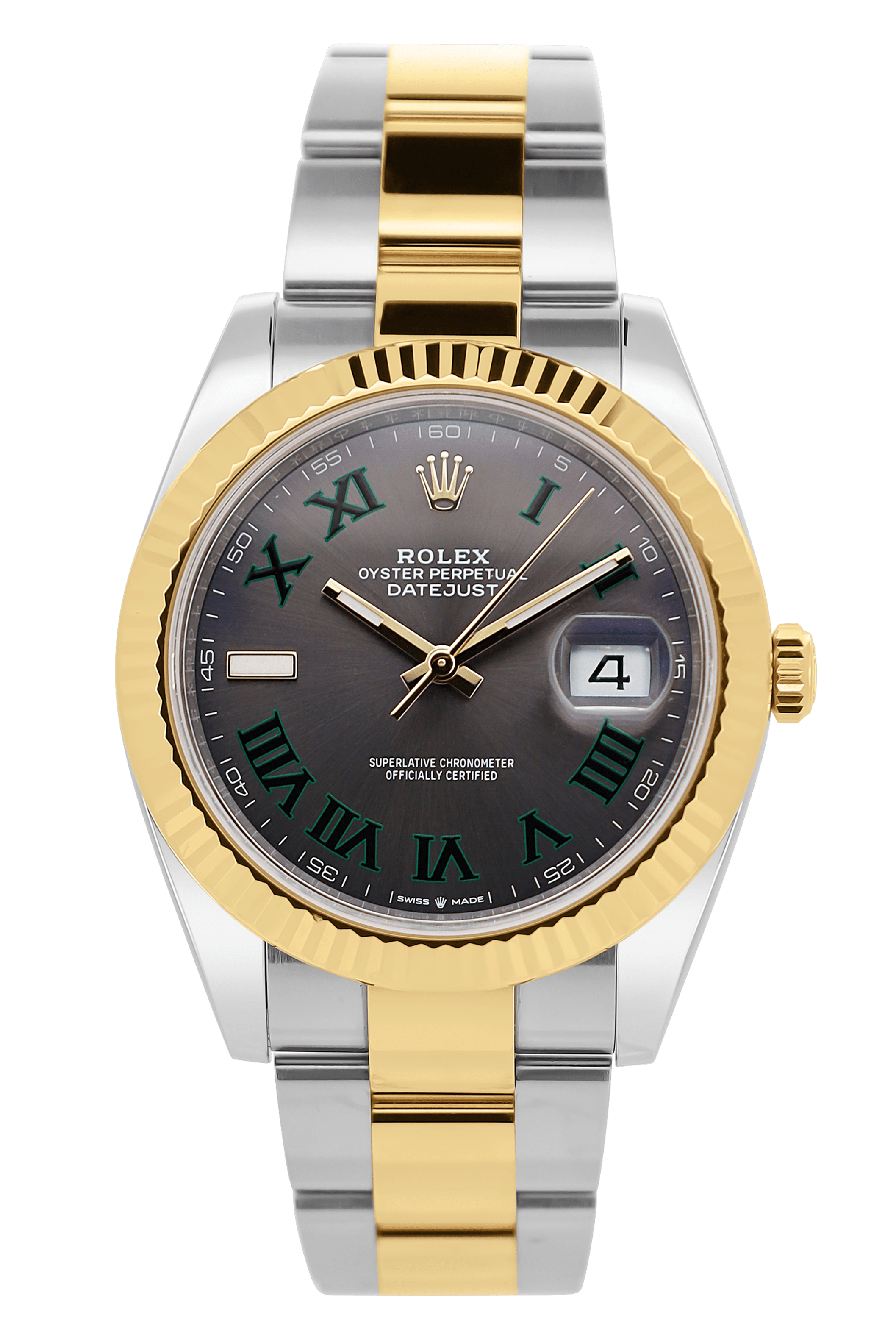 Rolex Datejust Wimbledon 41 - LC100 -2023 - Stahl/Gold - Oysterband - Fullset