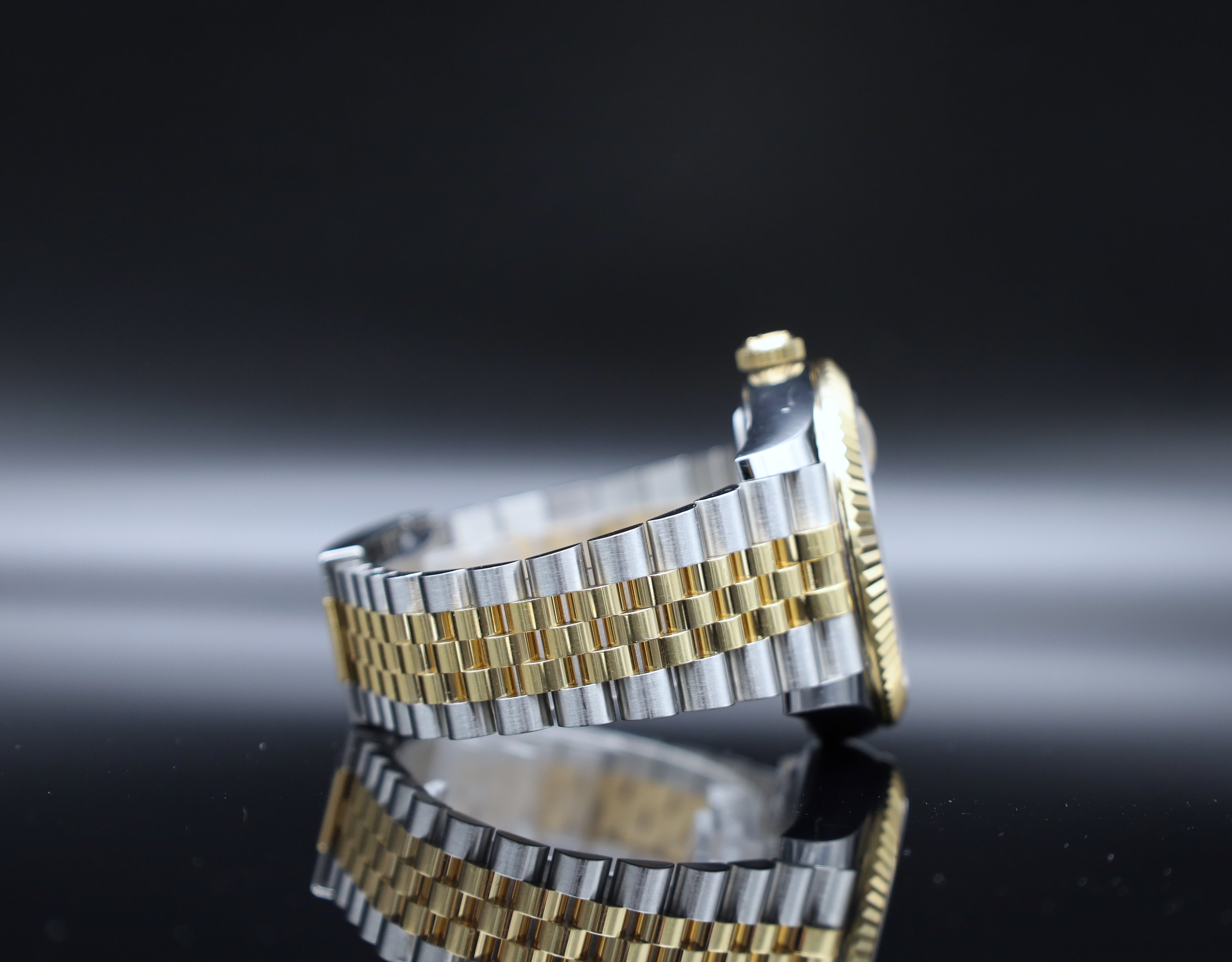 Rolex Sky-Dweller Champagner - LC100 - 2023 - Fullset - Stahl/Gold - Jubilee - 336933