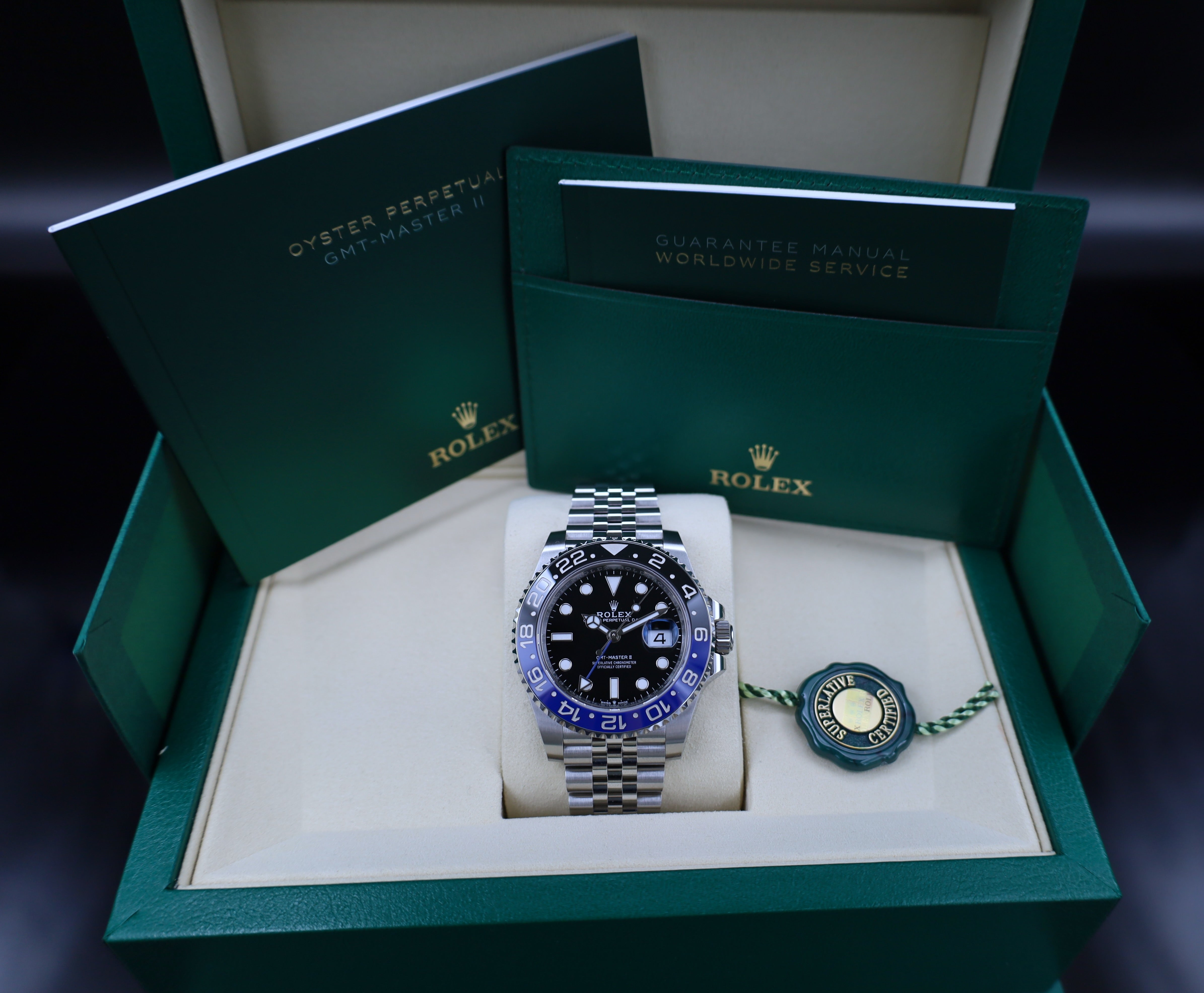 Rolex GMT Master II "Batgirl" - 2025- 126710BLNR - Fullset