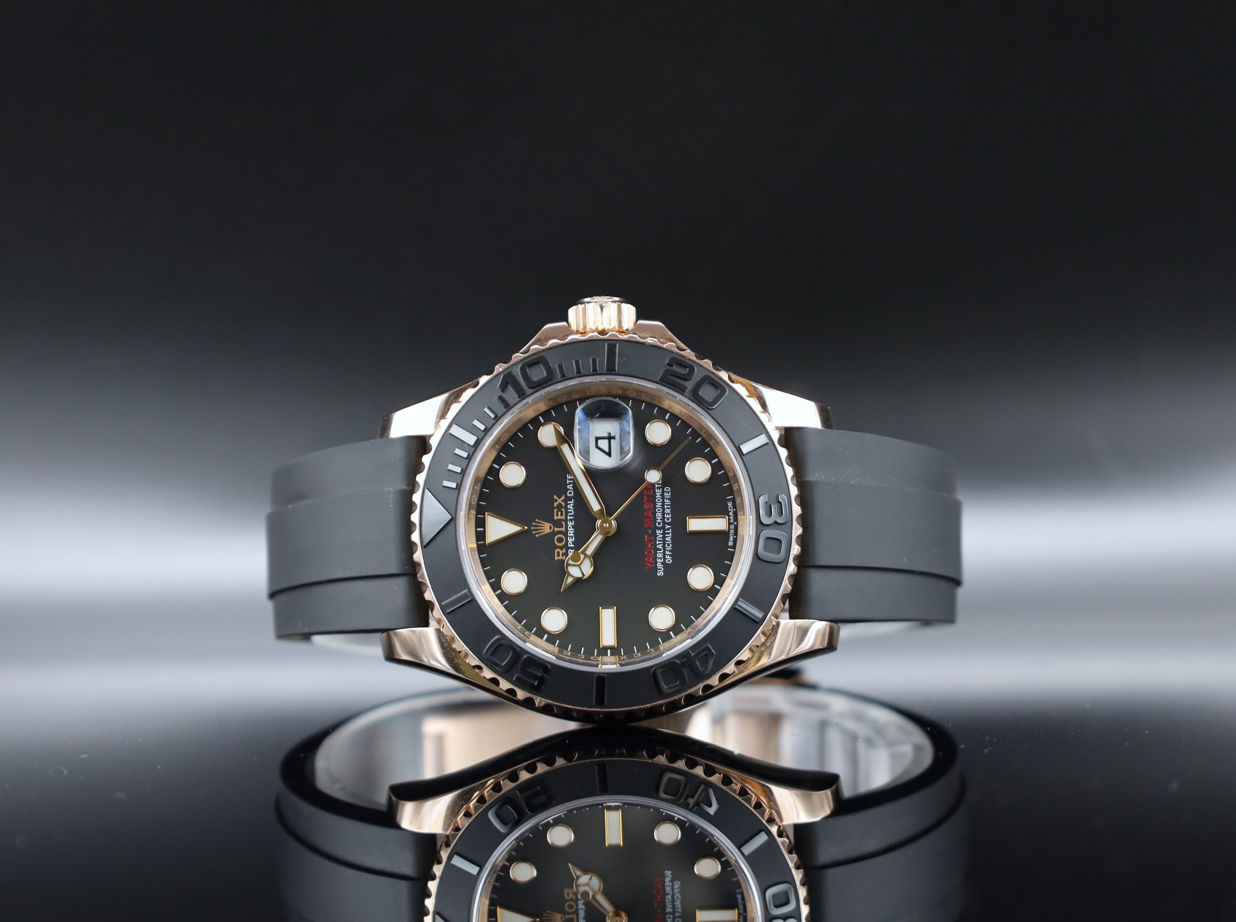 Rolex Yacht-Master 40 Roségold - Oysterflex - 2016 - Fullset - 116655