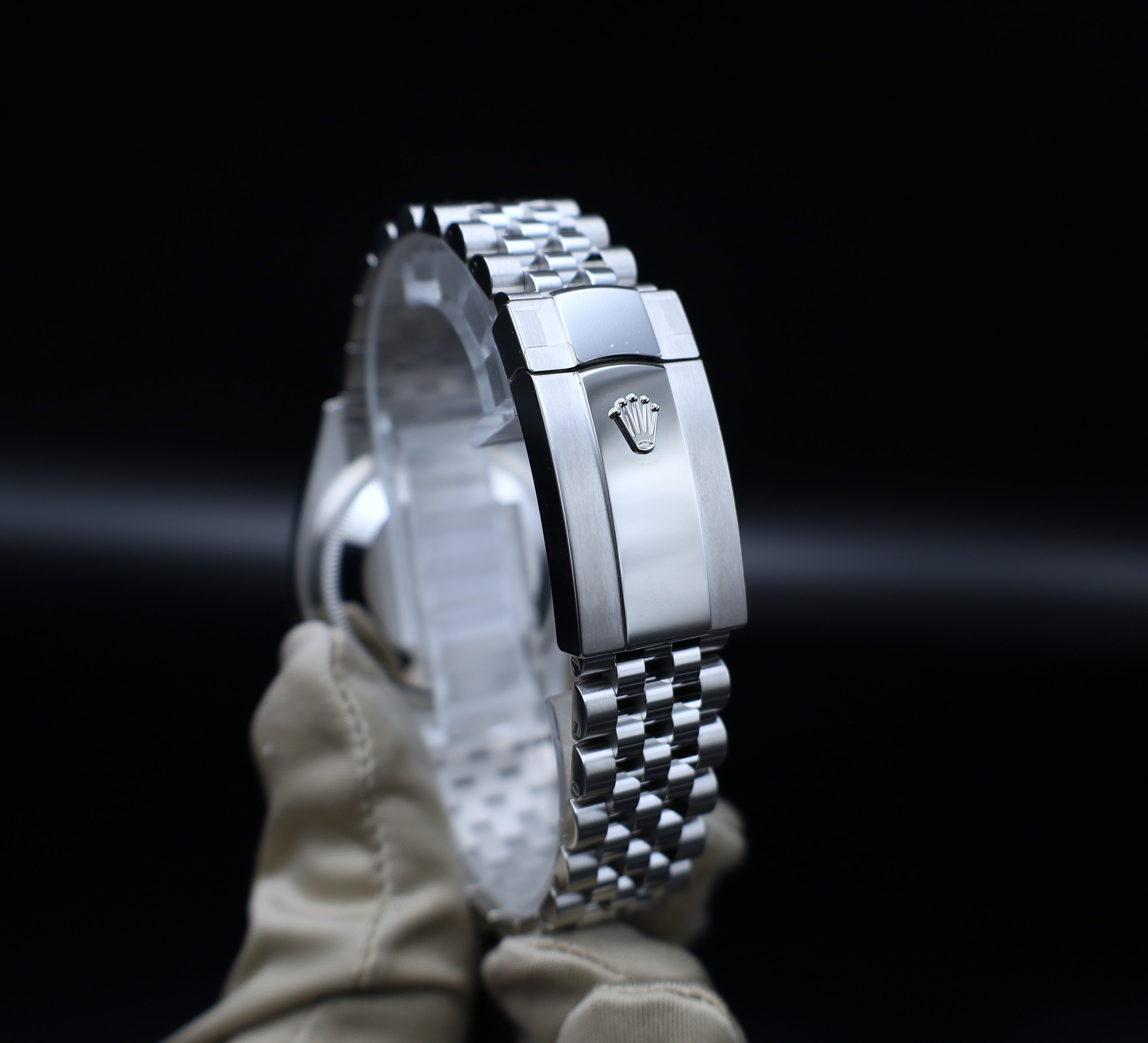 Rolex Datejust 36 Schwarzes Blatt Jubilee - 12/2025 - LC100 - Fullset - Neu