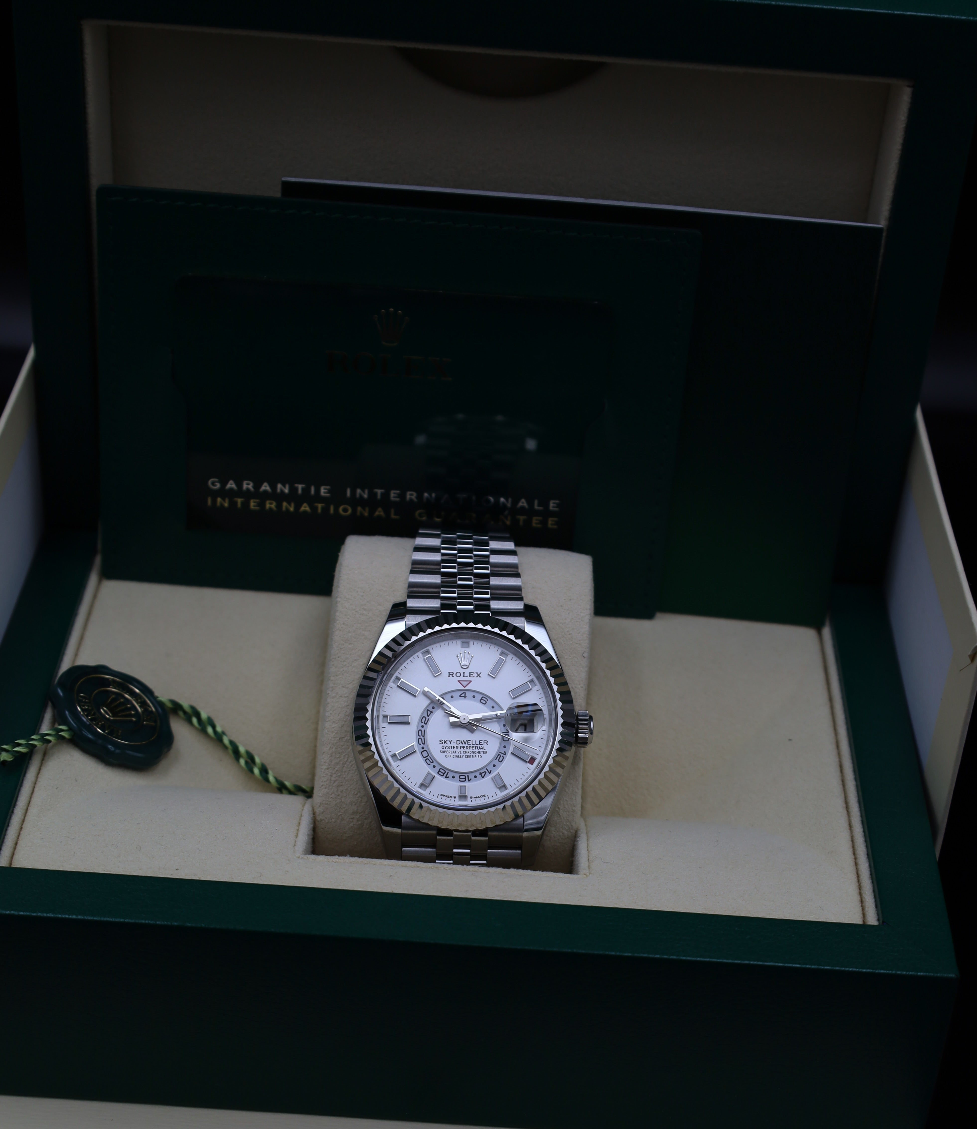 Rolex Sky-Dweller Weiß/ Silber - LC100 - 2024 - 336934 - Fullset - Jubilee
