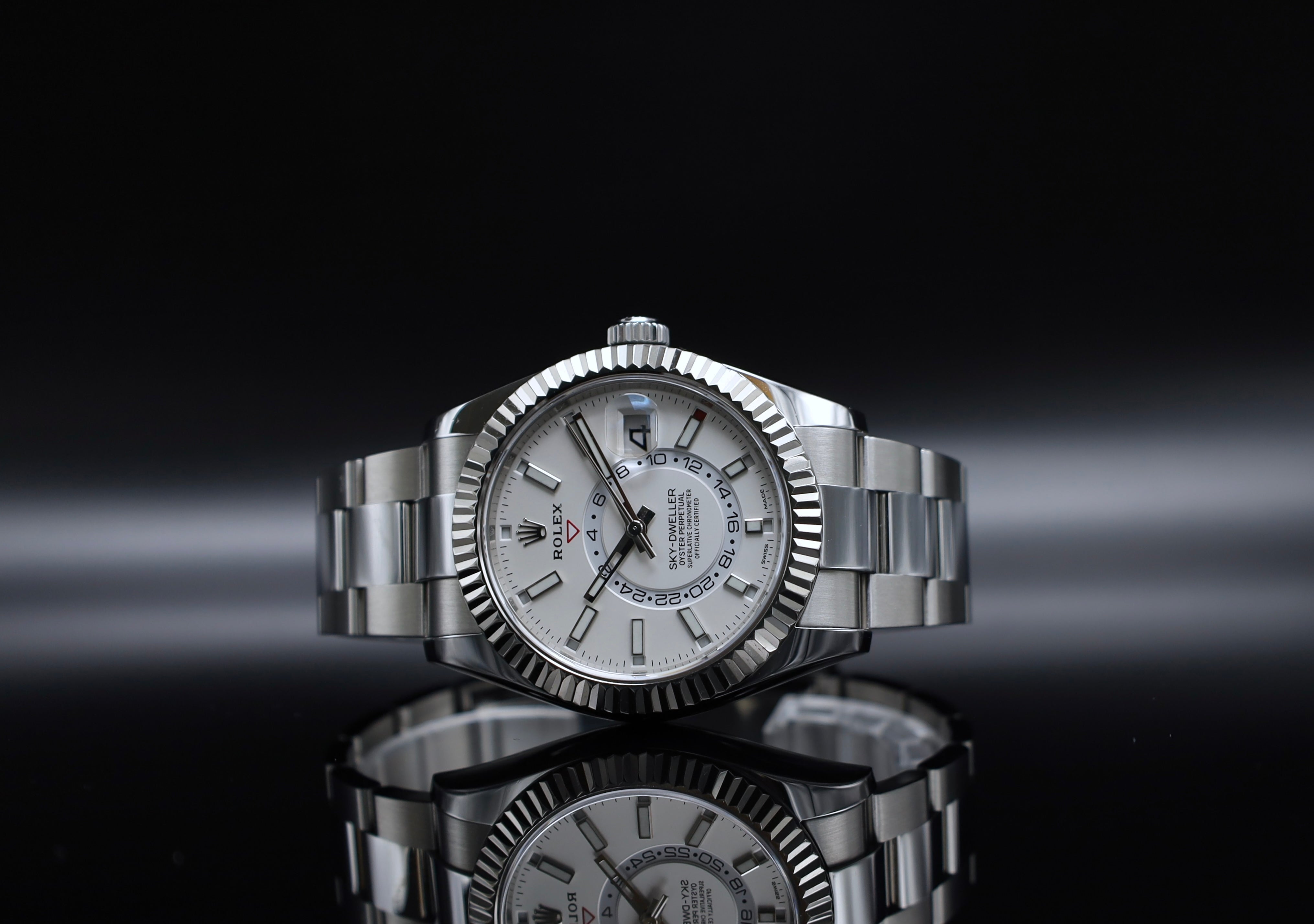 Rolex Sky-Dweller Weiß/ Silber - LC EU - 326934 - Full Set