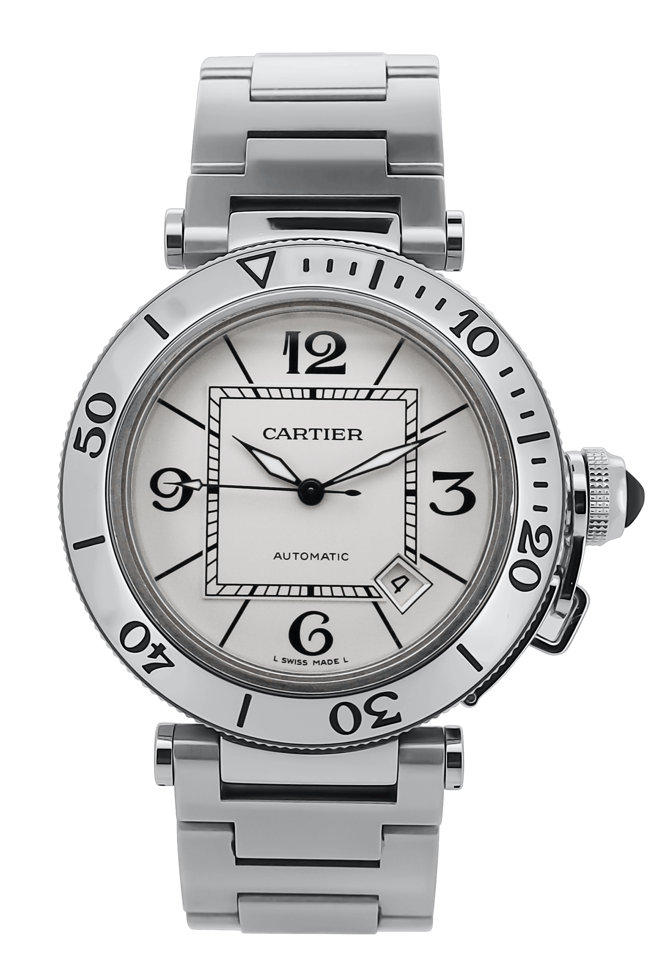 Cartier Pasha Seatimer - Ref.: 2790 - Stahl - Durchmesser 40 mm