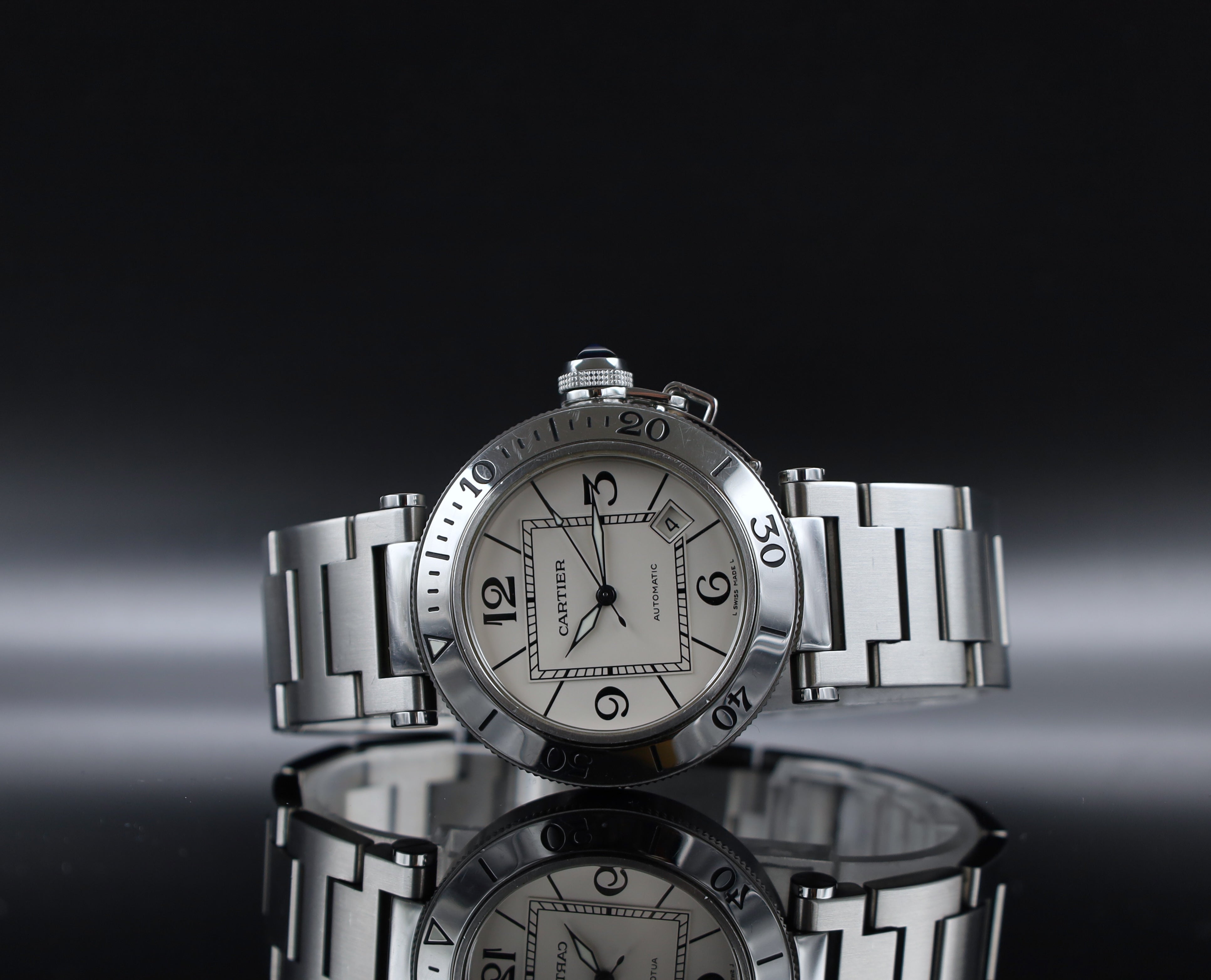 Cartier Pasha Seatimer - Ref.: 2790 - Stahl - Durchmesser 40 mm