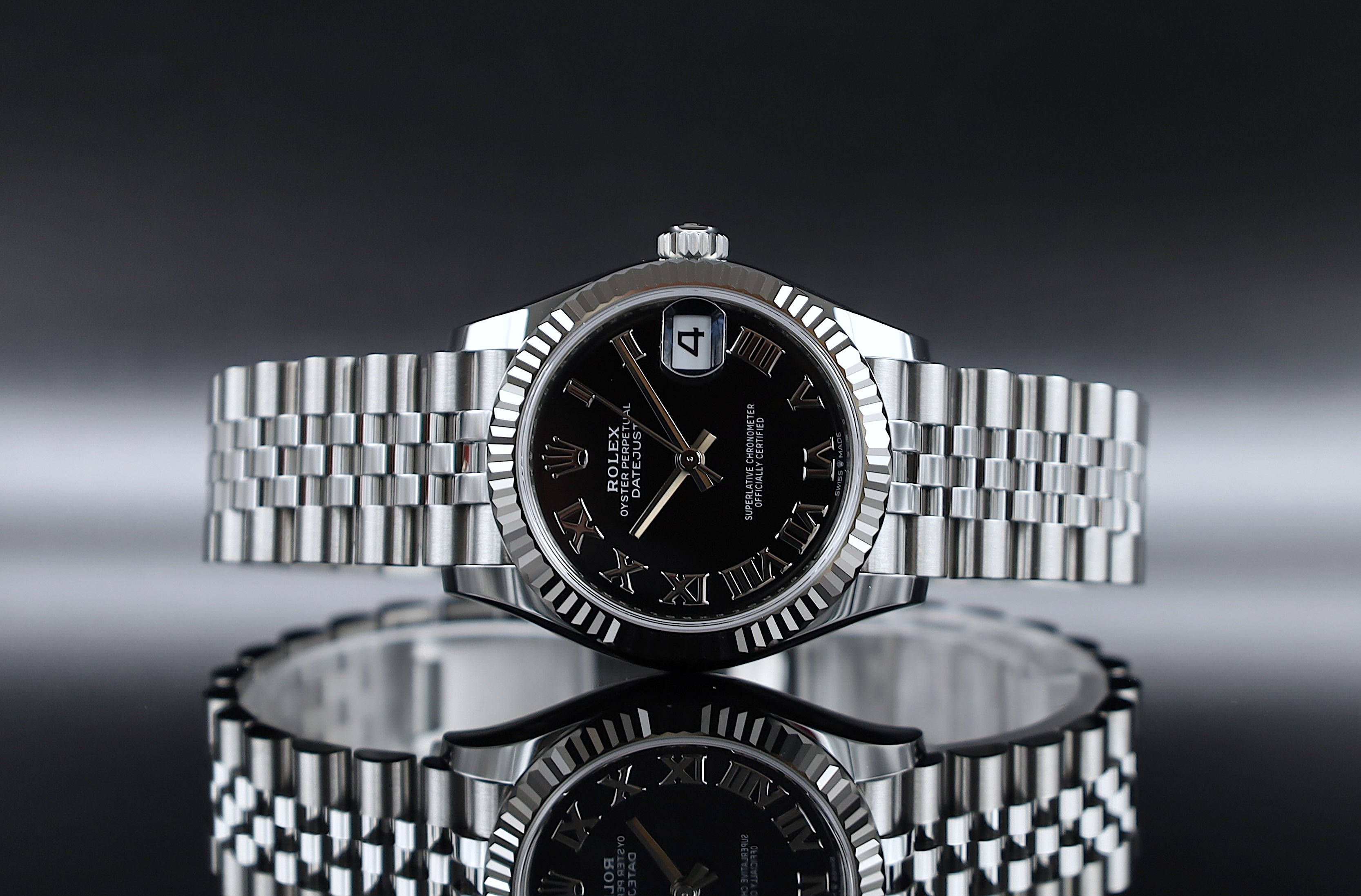 Rolex Datejust 31 Schwarz Zifferblatt - 2026 - LC100 - 278274 - Fullset - Jubilee