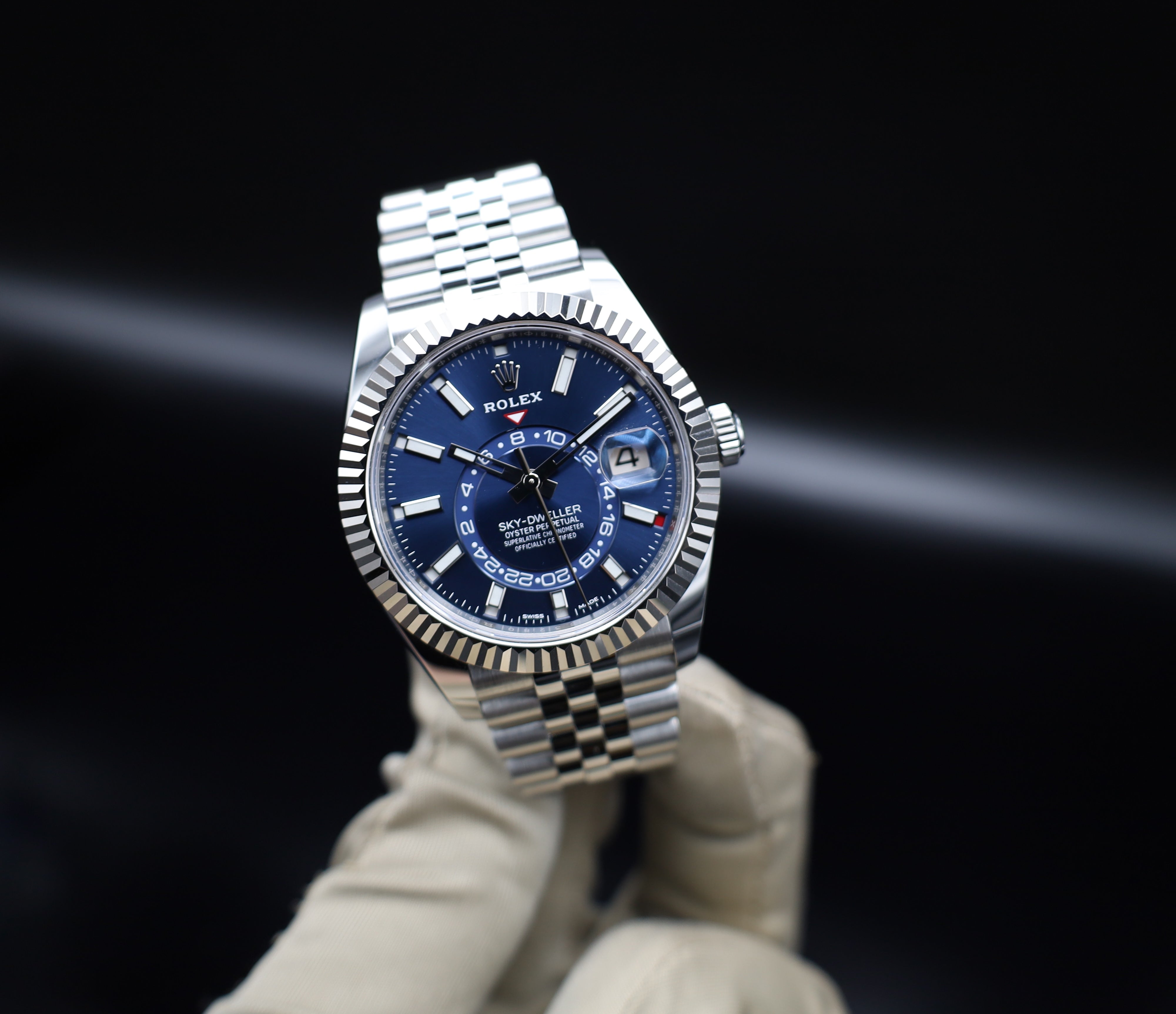 Rolex Sky-Dweller Blau - Jubileenband - 326934 - 2020 - LC EU - Fullset