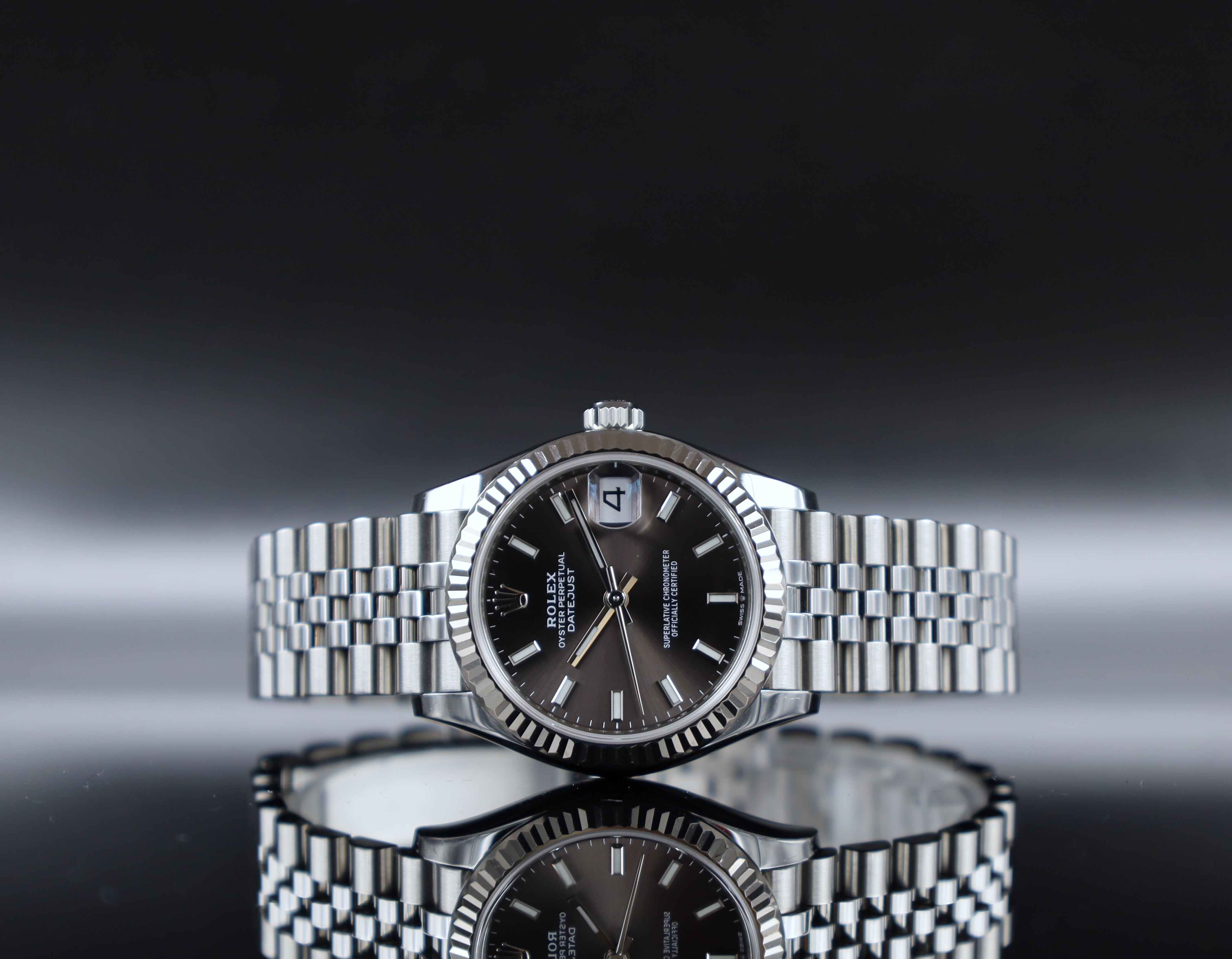 Rolex Datejust 31 Rhodium/ Grau Zifferblatt - 2021 - 278274 - Fullset - Jubilee