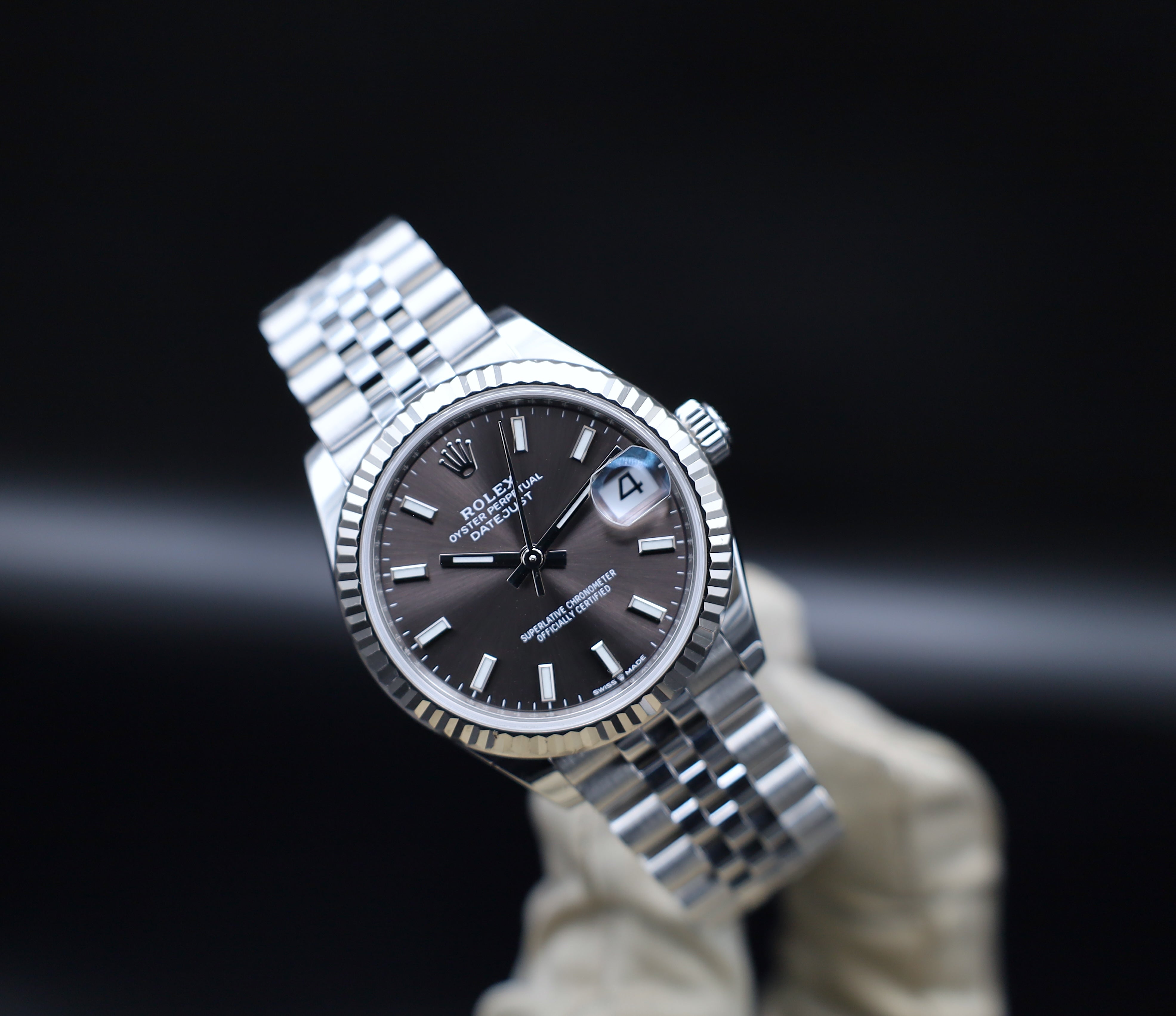 Rolex Datejust 31 Rhodium/ Grau Zifferblatt - 2021 - 278274 - Fullset - Jubilee