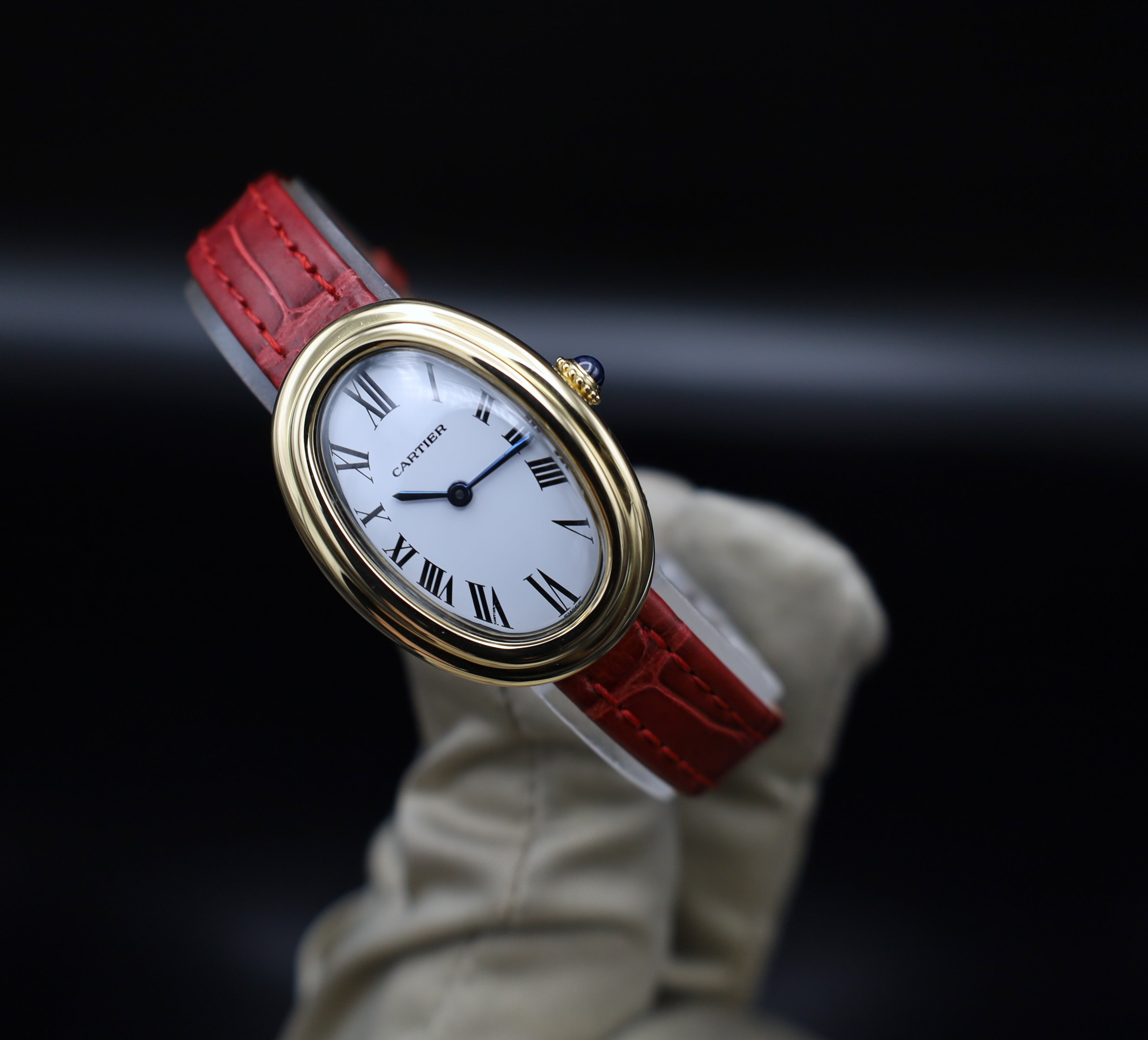 Cartier Baignoir 18kt Gold - Handaufzug ca. 1980 Jahre - Service 2026