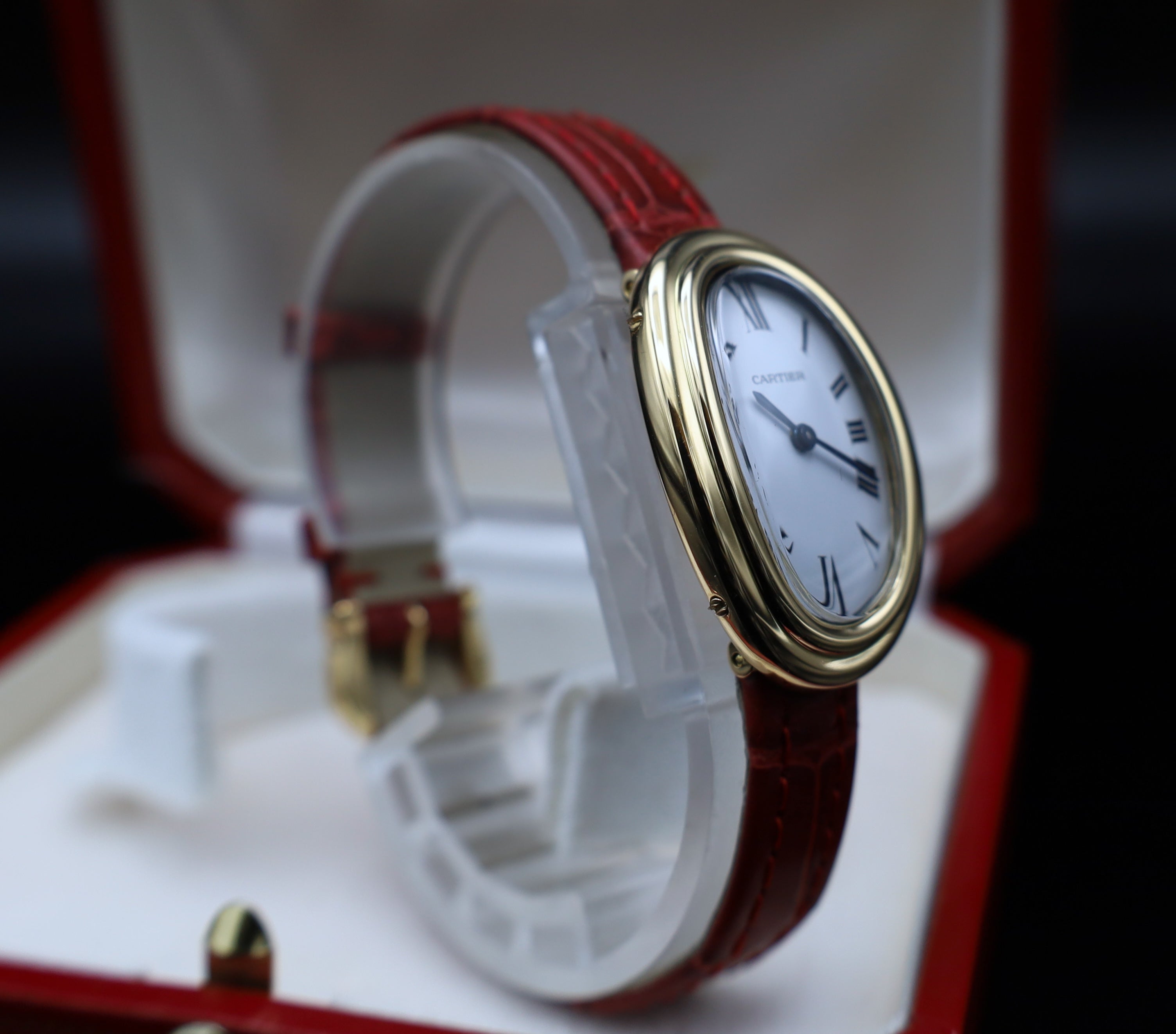 Cartier Baignoir 18kt Gold - Handaufzug ca. 1980 Jahre - Service 2026