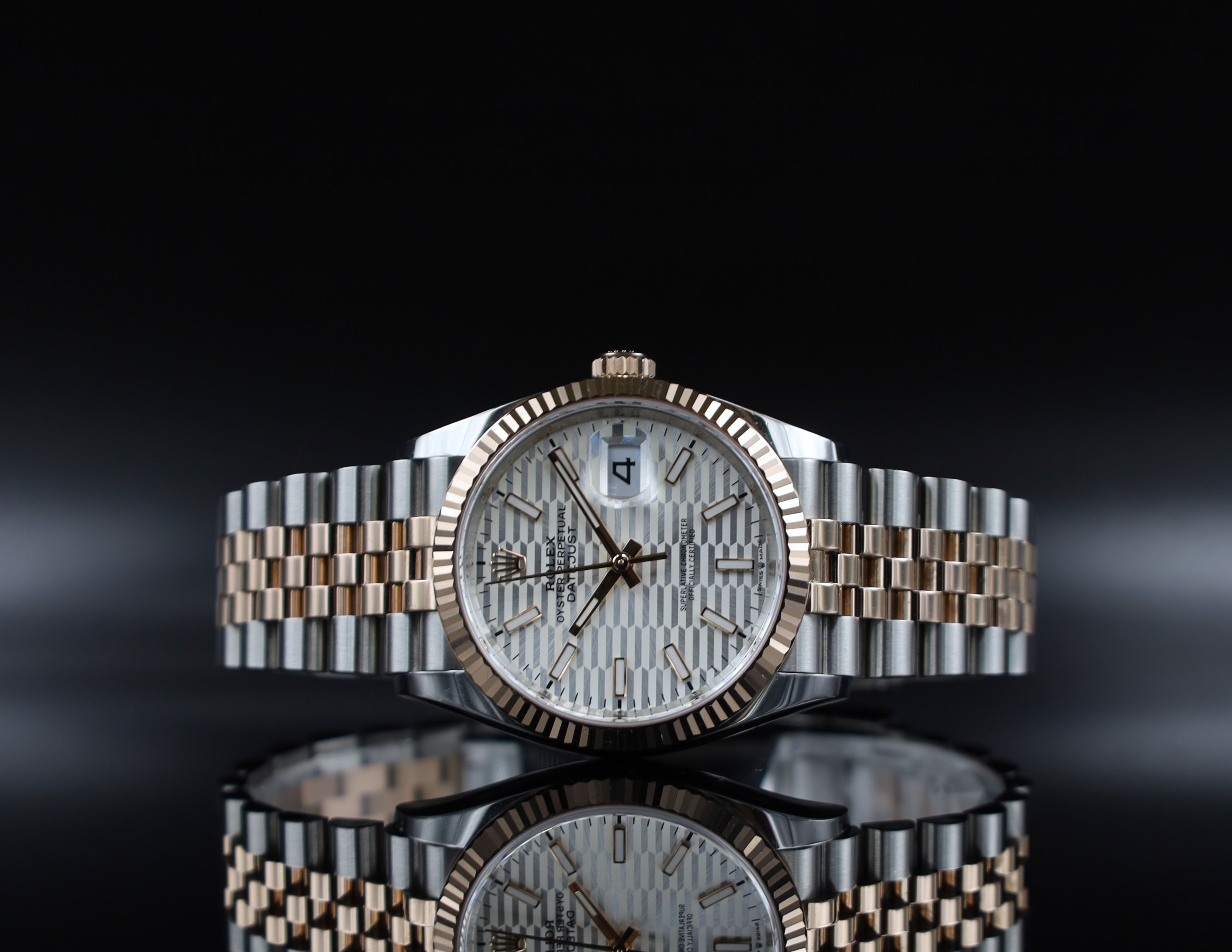 Rolex Datejust 36 Motif / Wave Dial - Jubileeband - Stahl/Roségold -126231 - 2022