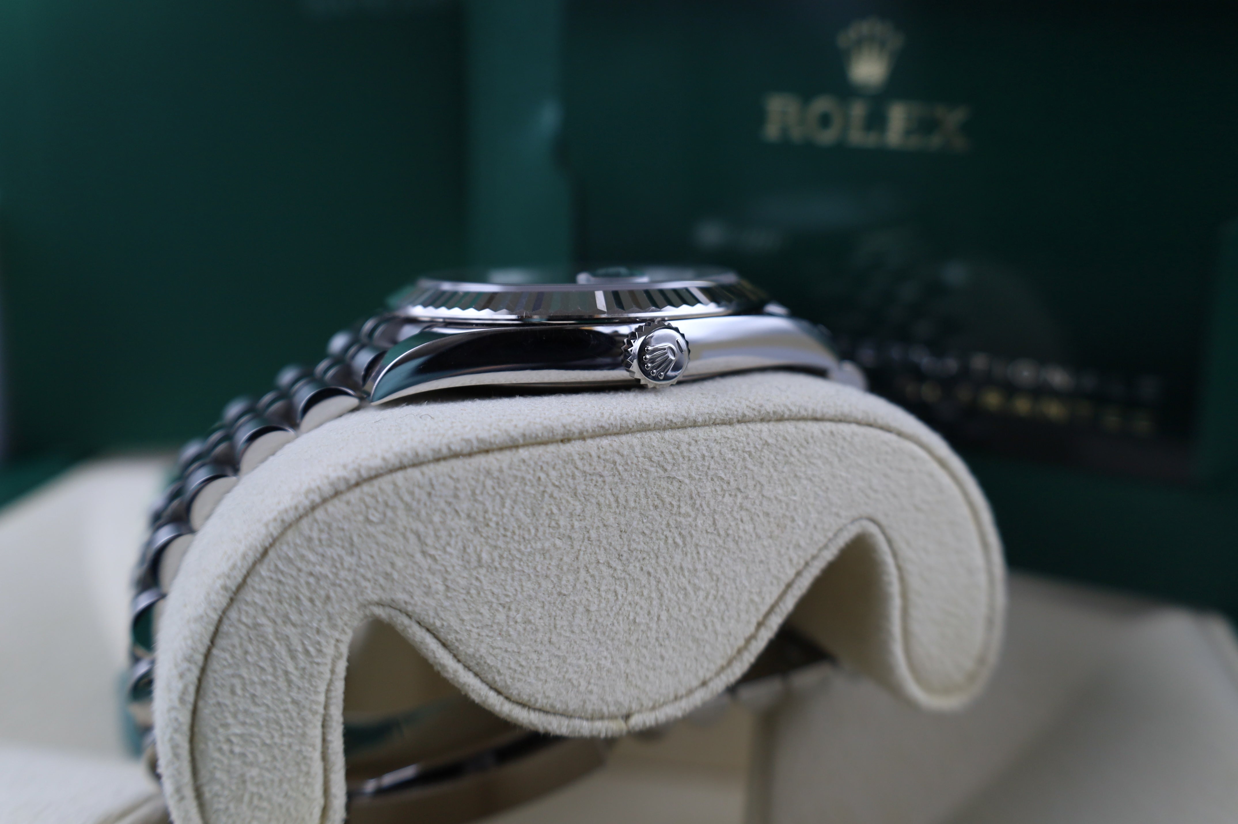 Rolex Datejust 41 Blau Diamant - 2023 - Fullset - Jubileeband - 126334