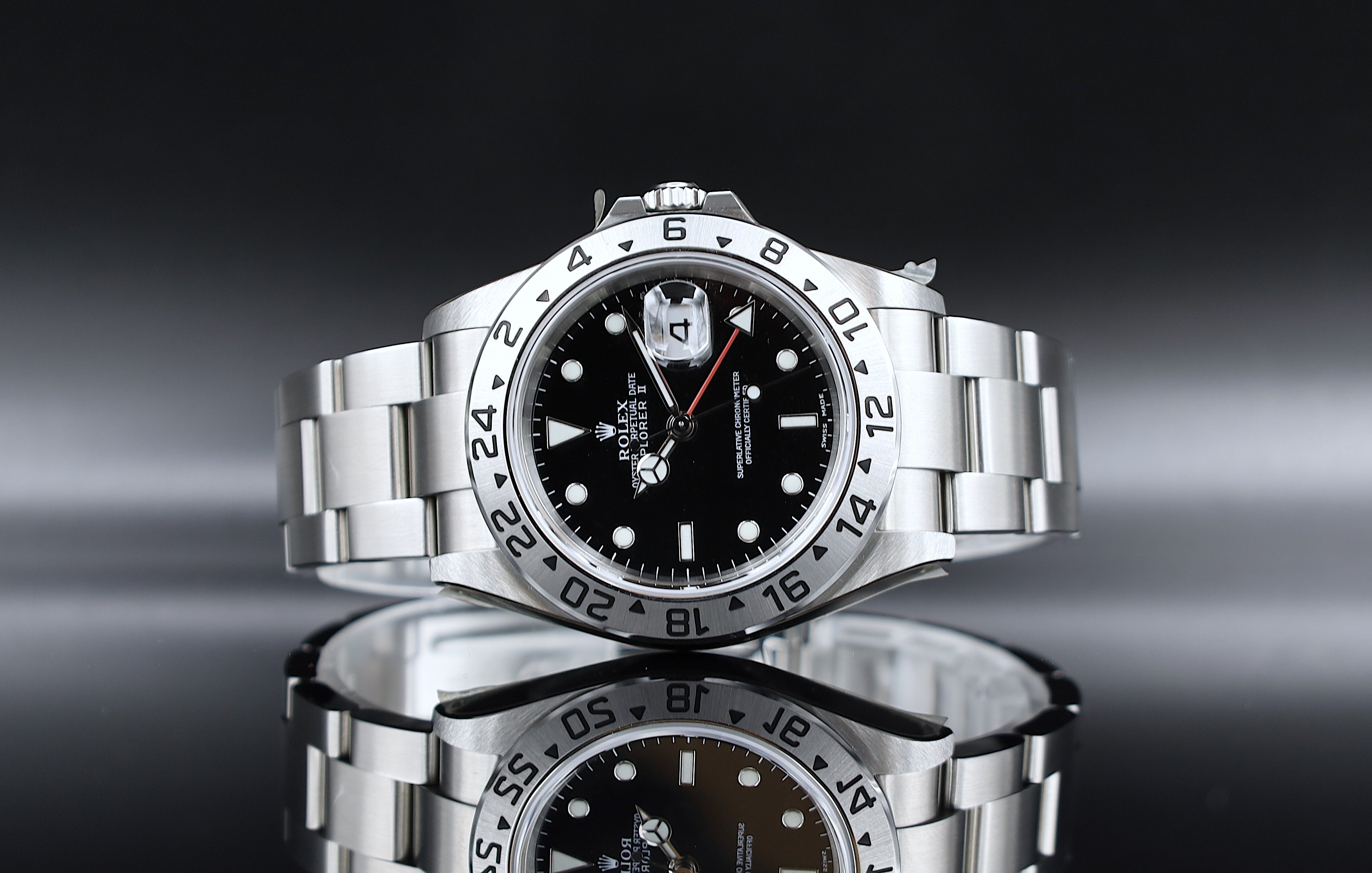 Rolex Explorer II 40 - 2002 - Full Stickers - Fullset - LC100 - 16570