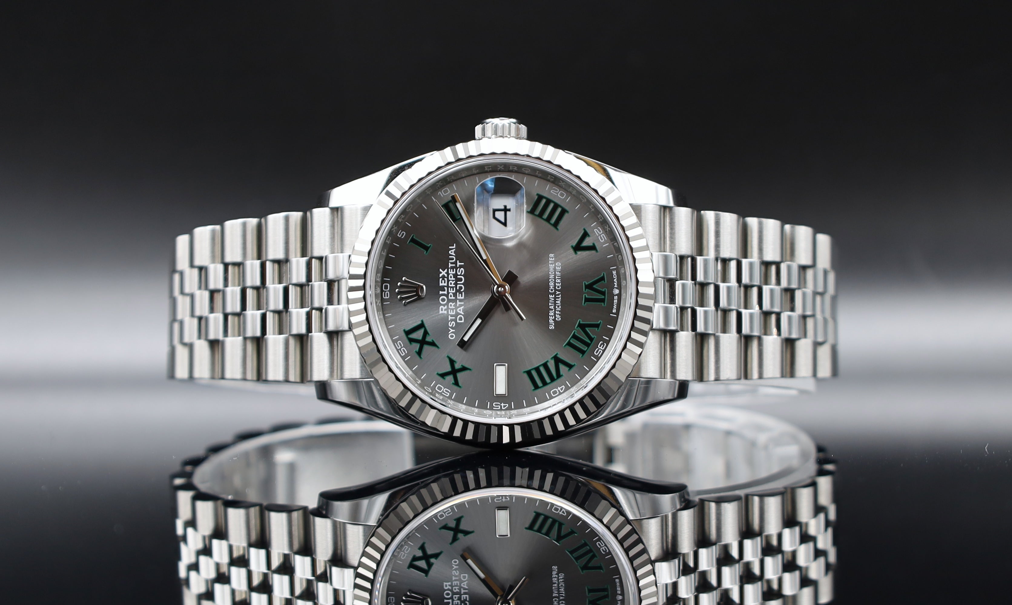 Rolex Datejust 36 Wimbledon - Jubileeband - 2022 - 126234 - Fullset