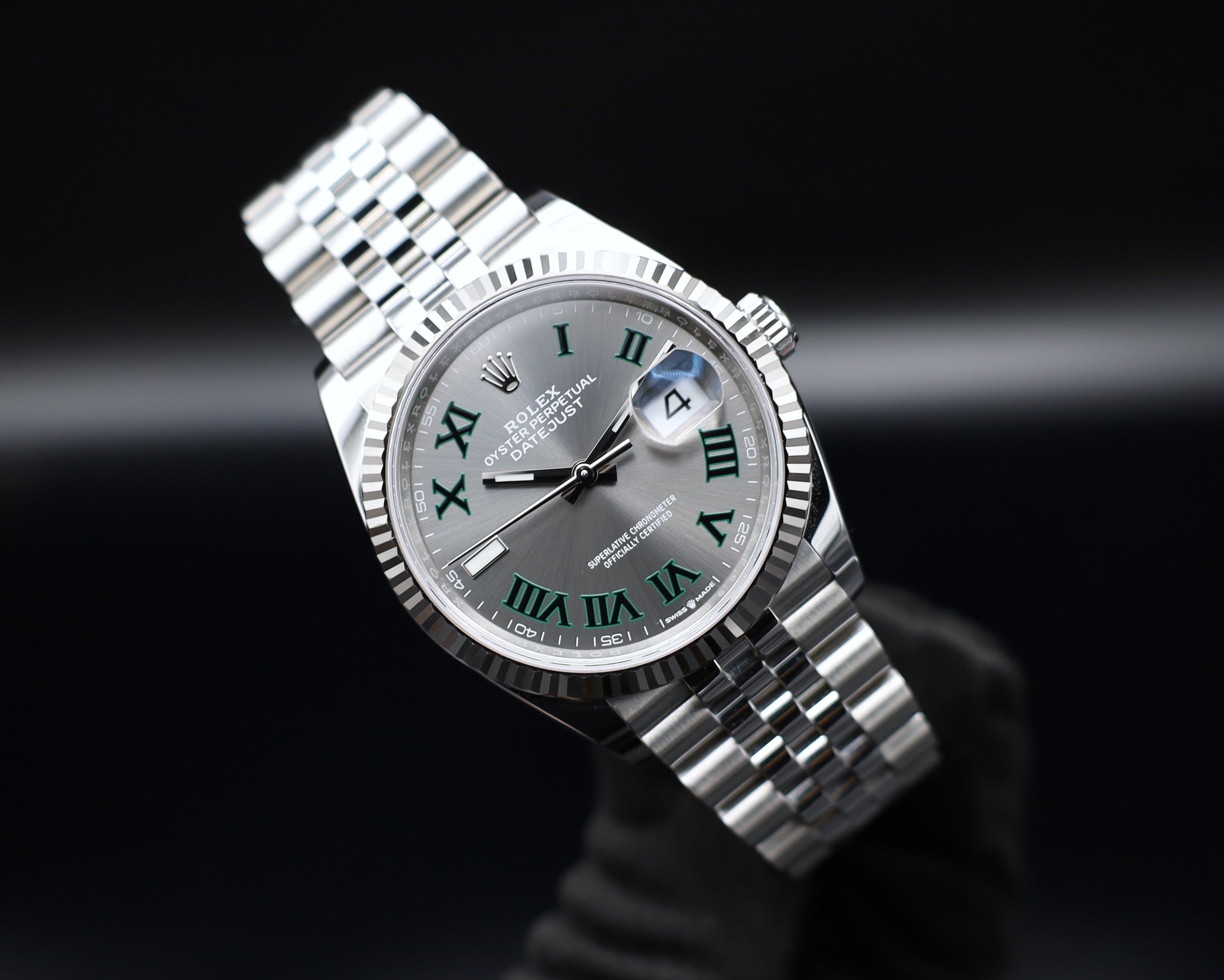 Rolex Datejust 36 Wimbledon - Jubileeband - 2022 - 126234 - Fullset
