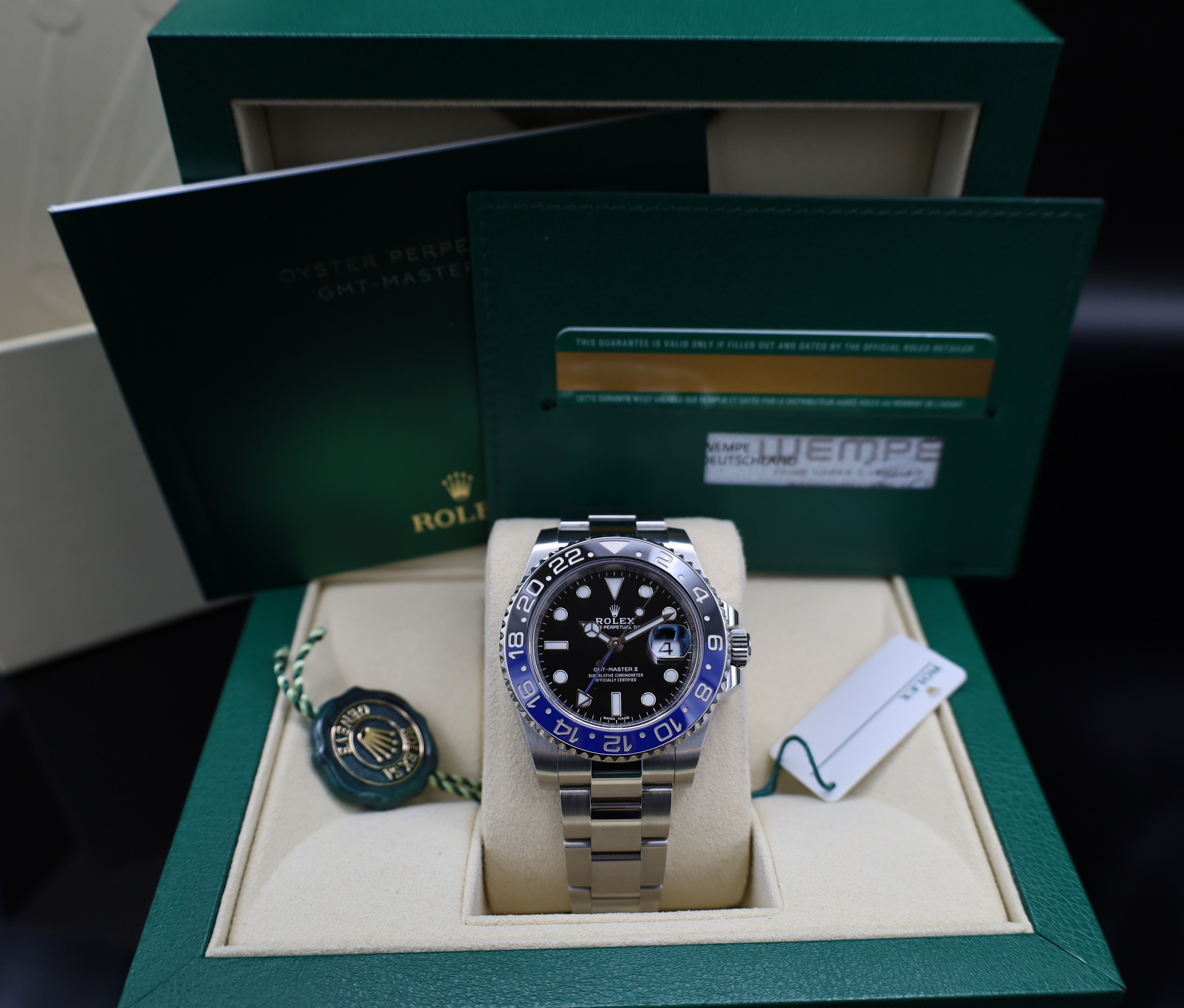 Rolex GMT Master II Batman - LC 100 - Fullset - 116710BLNR