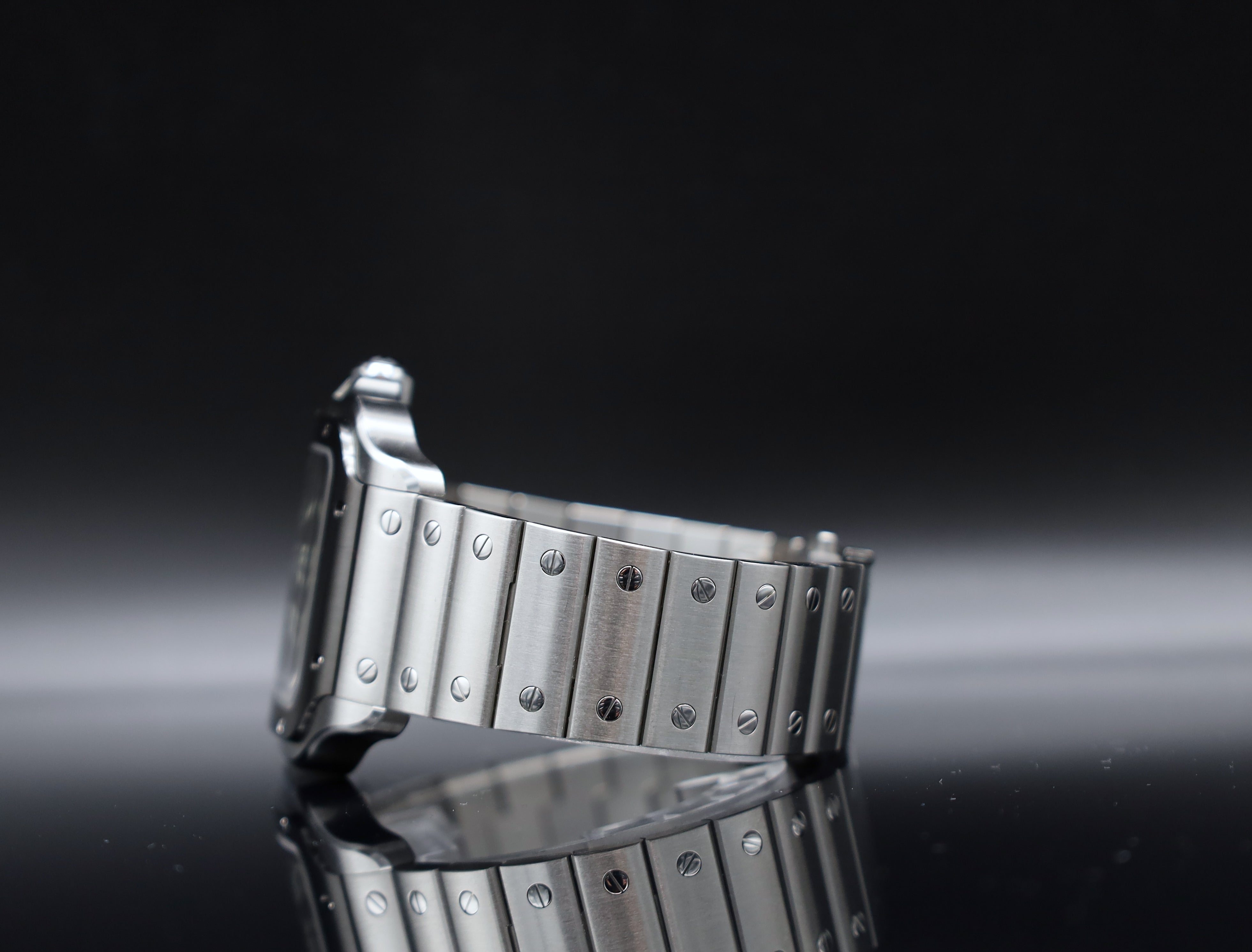 Cartier Santos De Cartier Grau Stahl/Kautschuk - 12/2023 - WSSA0037 -Fullset