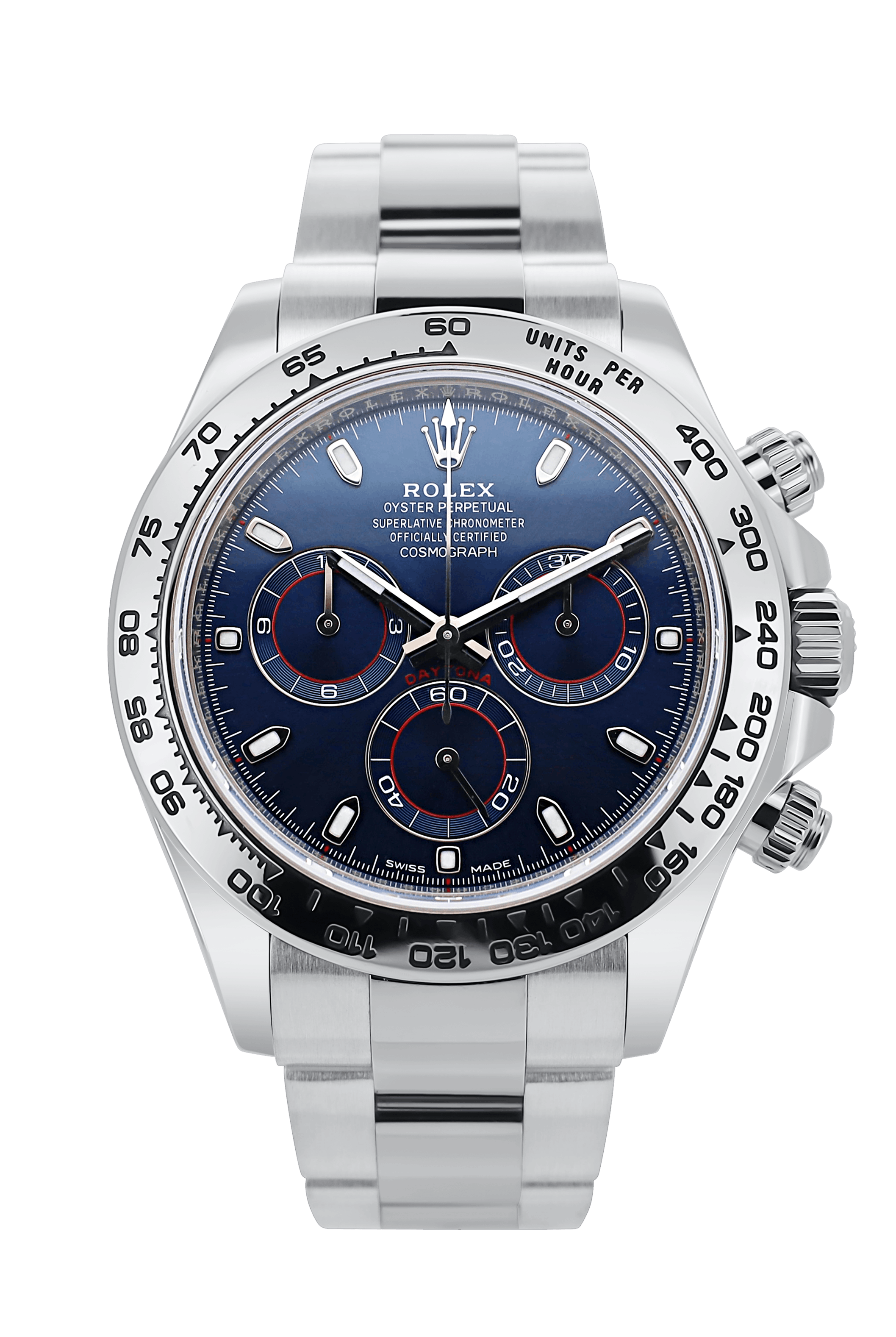Rolex Daytona Weißgold Zifferblatt Blau - 2023 - Fullset - Oysterband - 116509