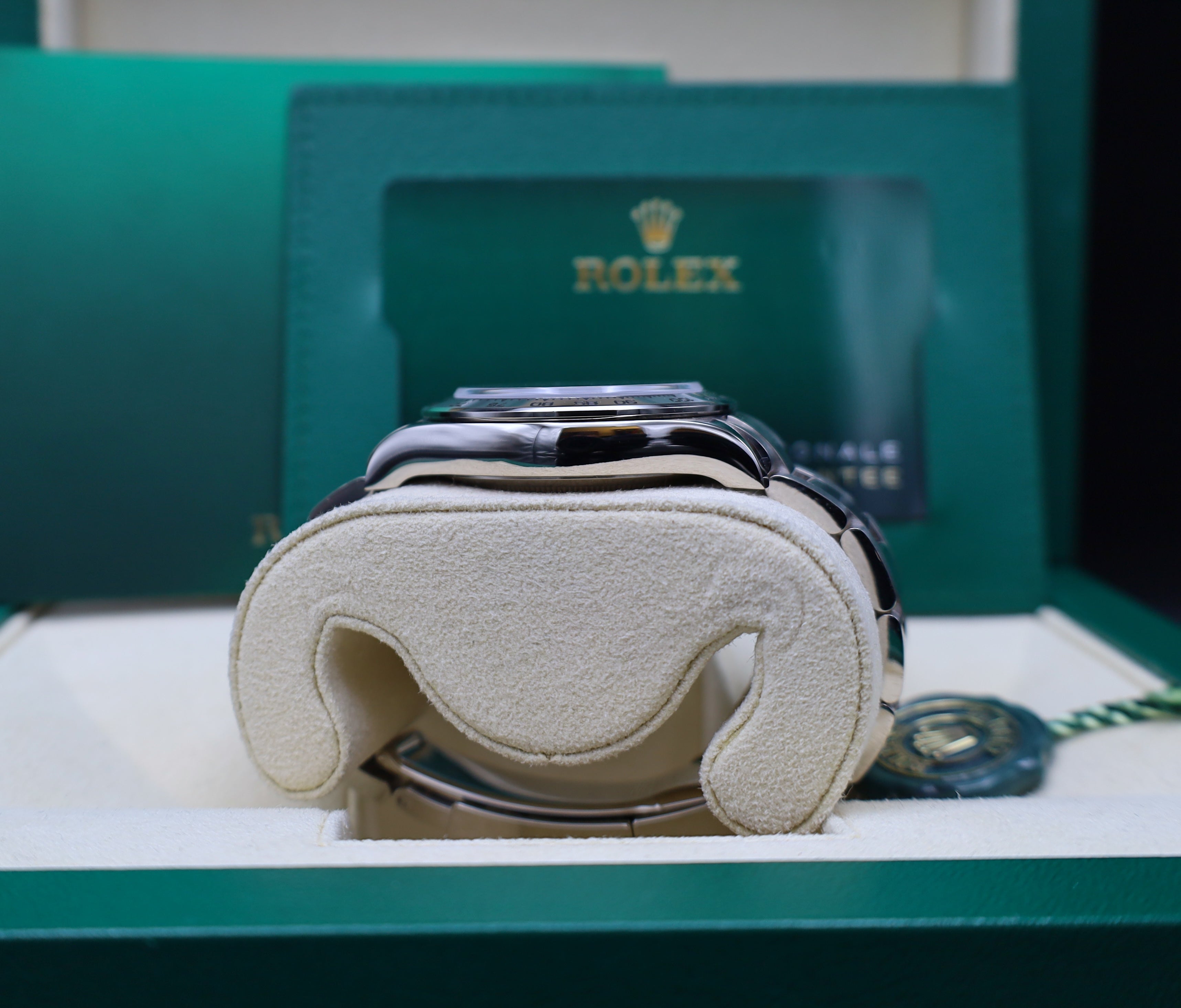 Rolex Daytona Weißgold Zifferblatt Blau - 2023 - Fullset - Oysterband - 116509