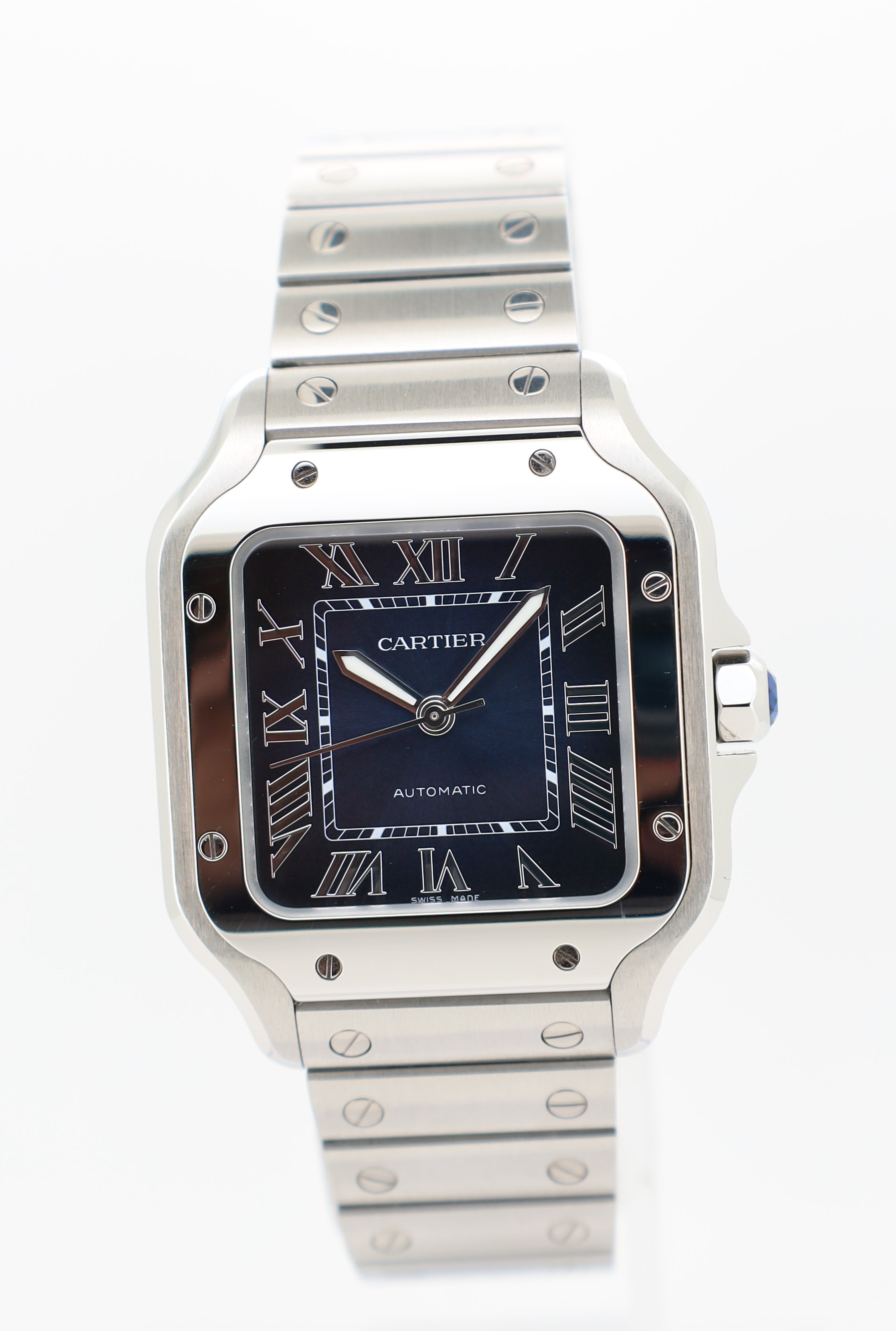 Cartier Santos De Cartier Blau Medium - WSSA0063