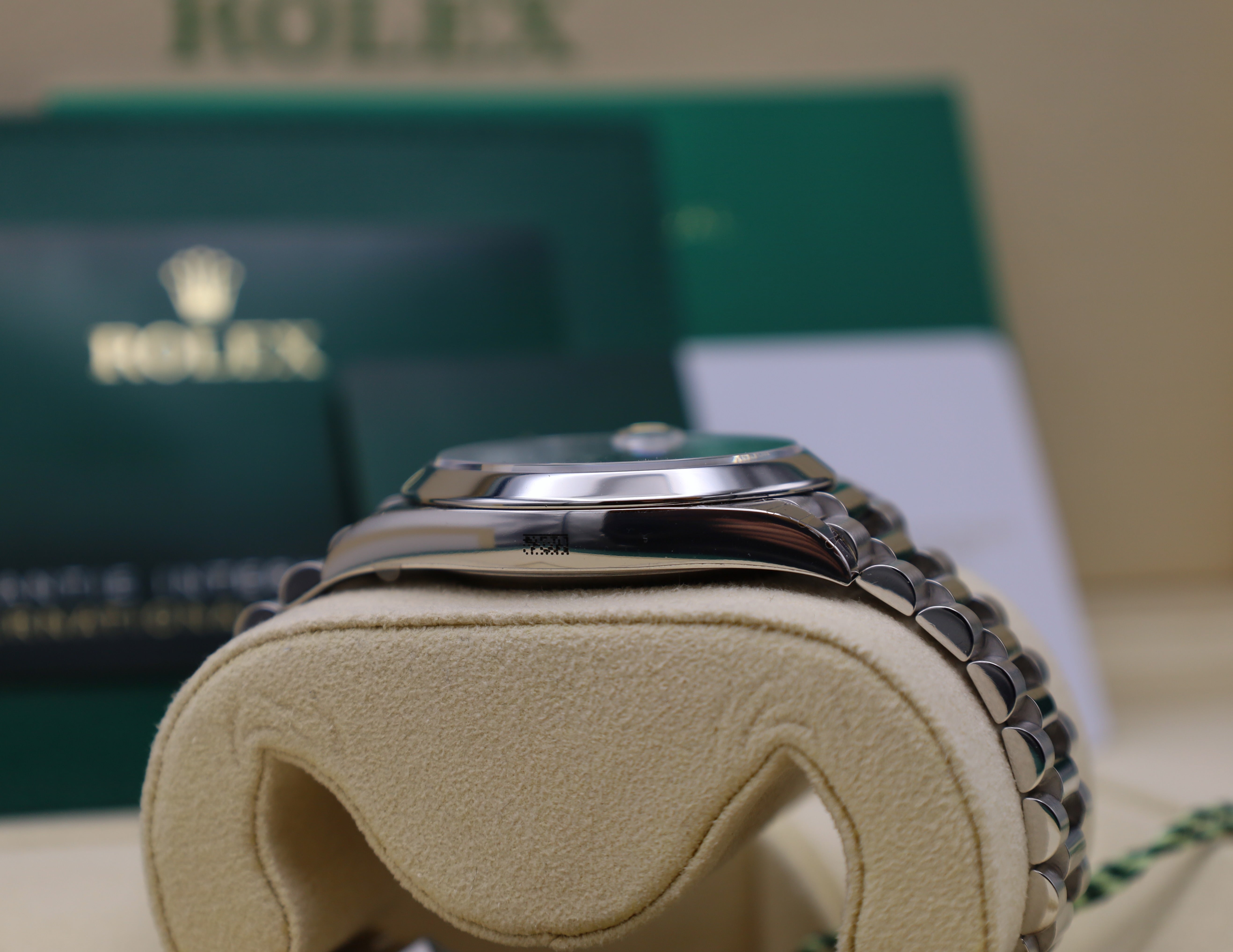 Rolex Day Date Platin baguette Zifferblatt - 12/2022 - Fullset - 228206