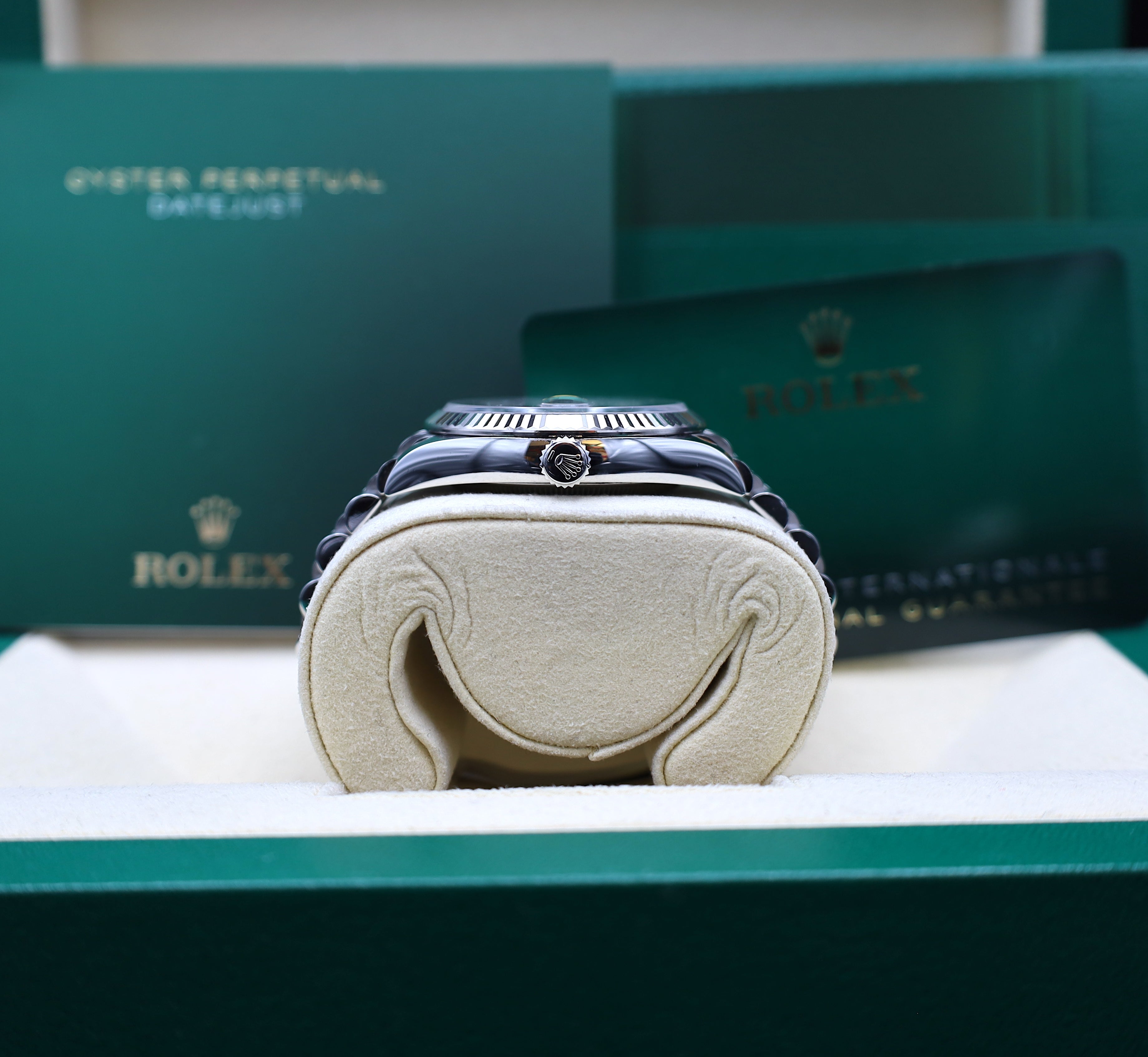 Rolex Datejust 36 Blau Diamant Jubiläum "Rolex" Zifferblatt - 2020 - 126234