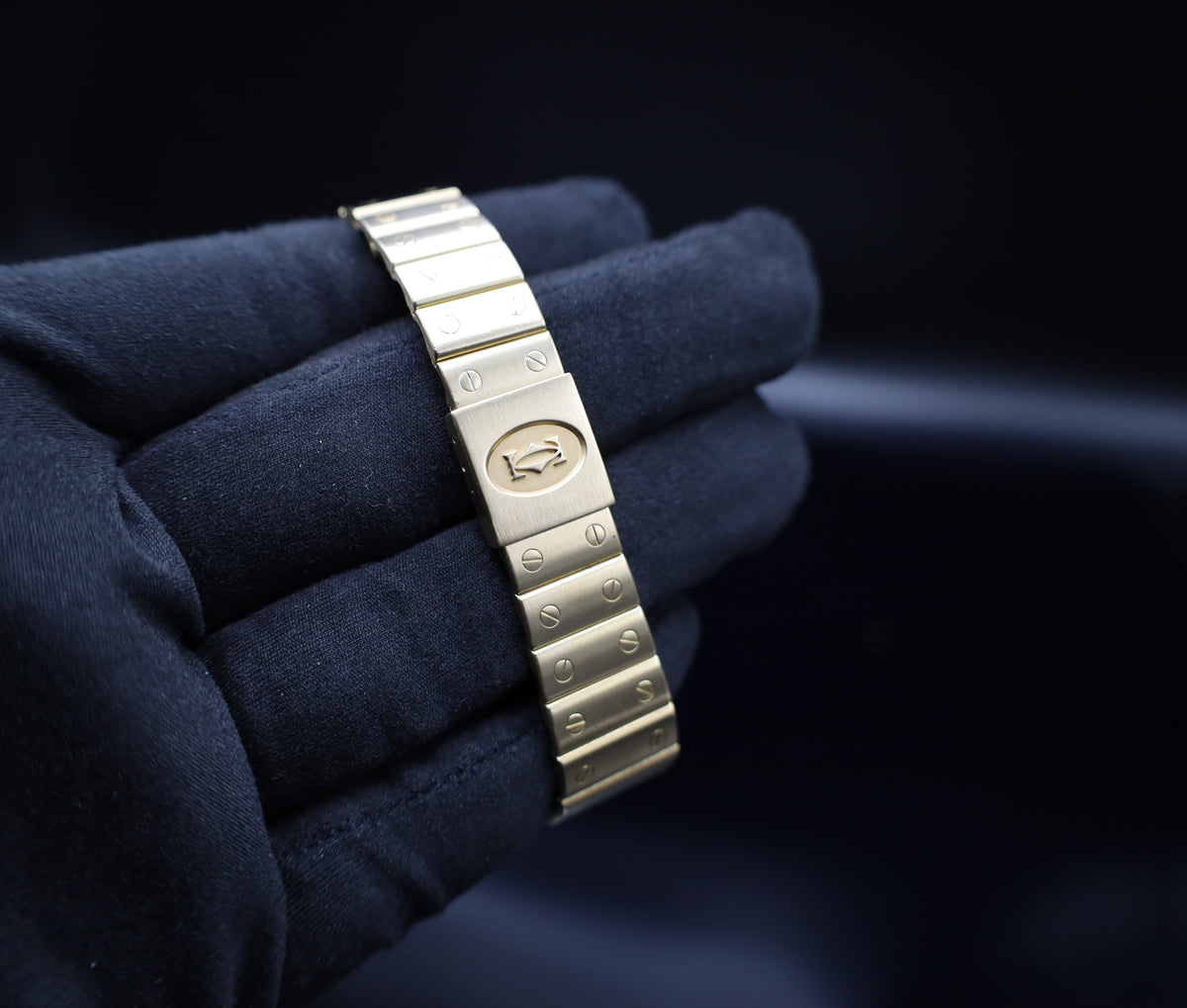 Cartier Santos Galbee - 750er Vollgold - 1991 - Fullset