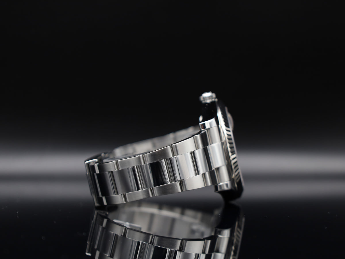 Rolex Datejust 41 Grau Diamant - Oysterband - LC Niederlande - Full Set - 116334