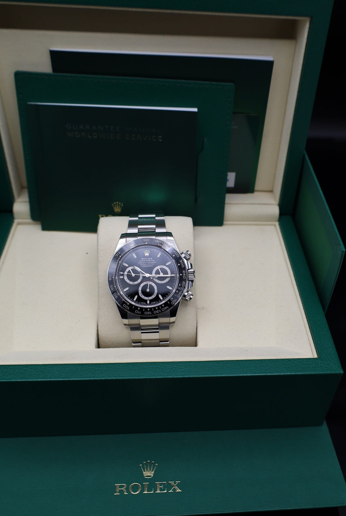 Rolex Daytona schwarzes Zifferblatt - 126500LN - 2026 - Full Set