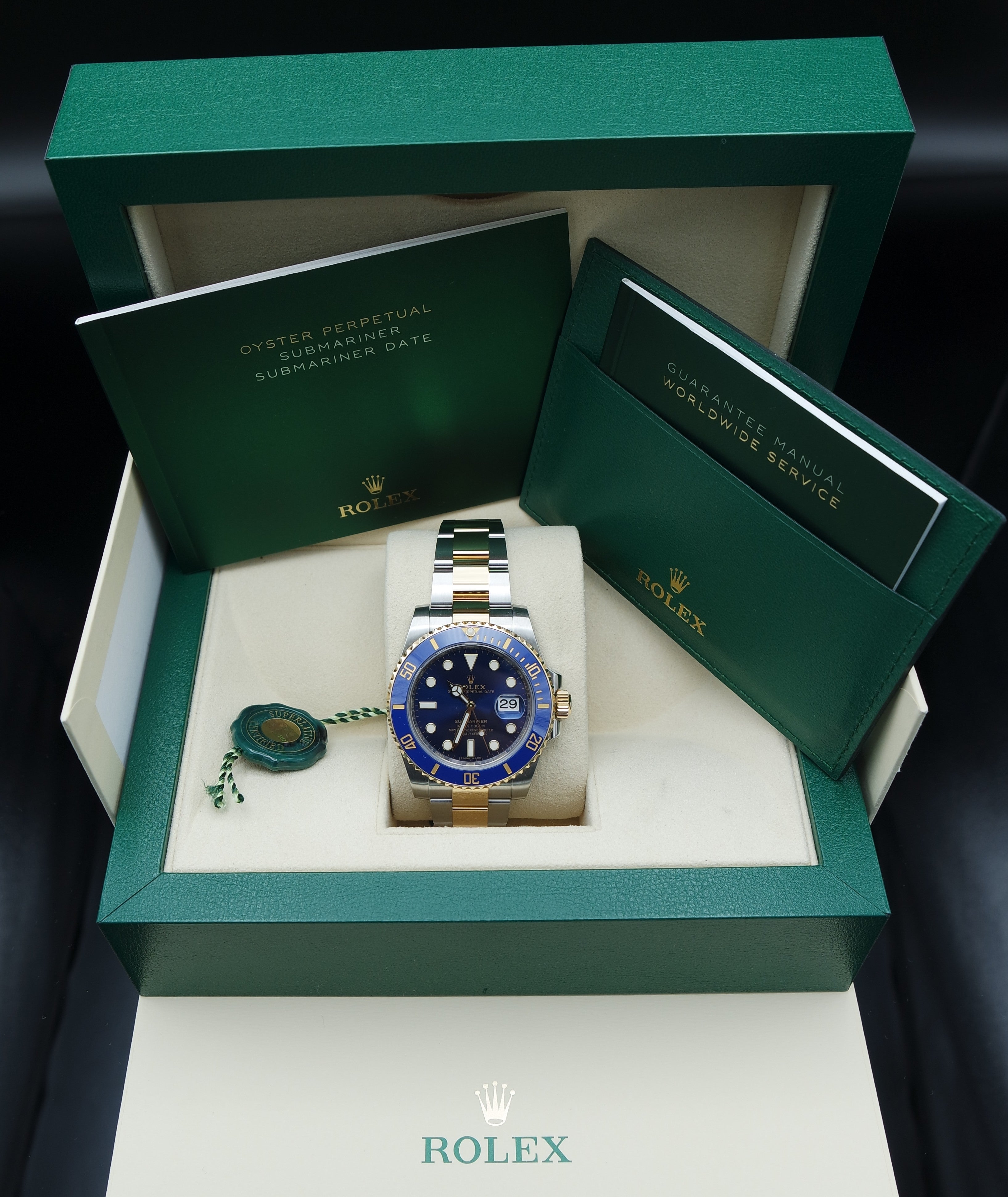 Rolex Submariner Date "Bluesy" - 2022 - LC100 - Neuwertig - Fullset - 126613LB