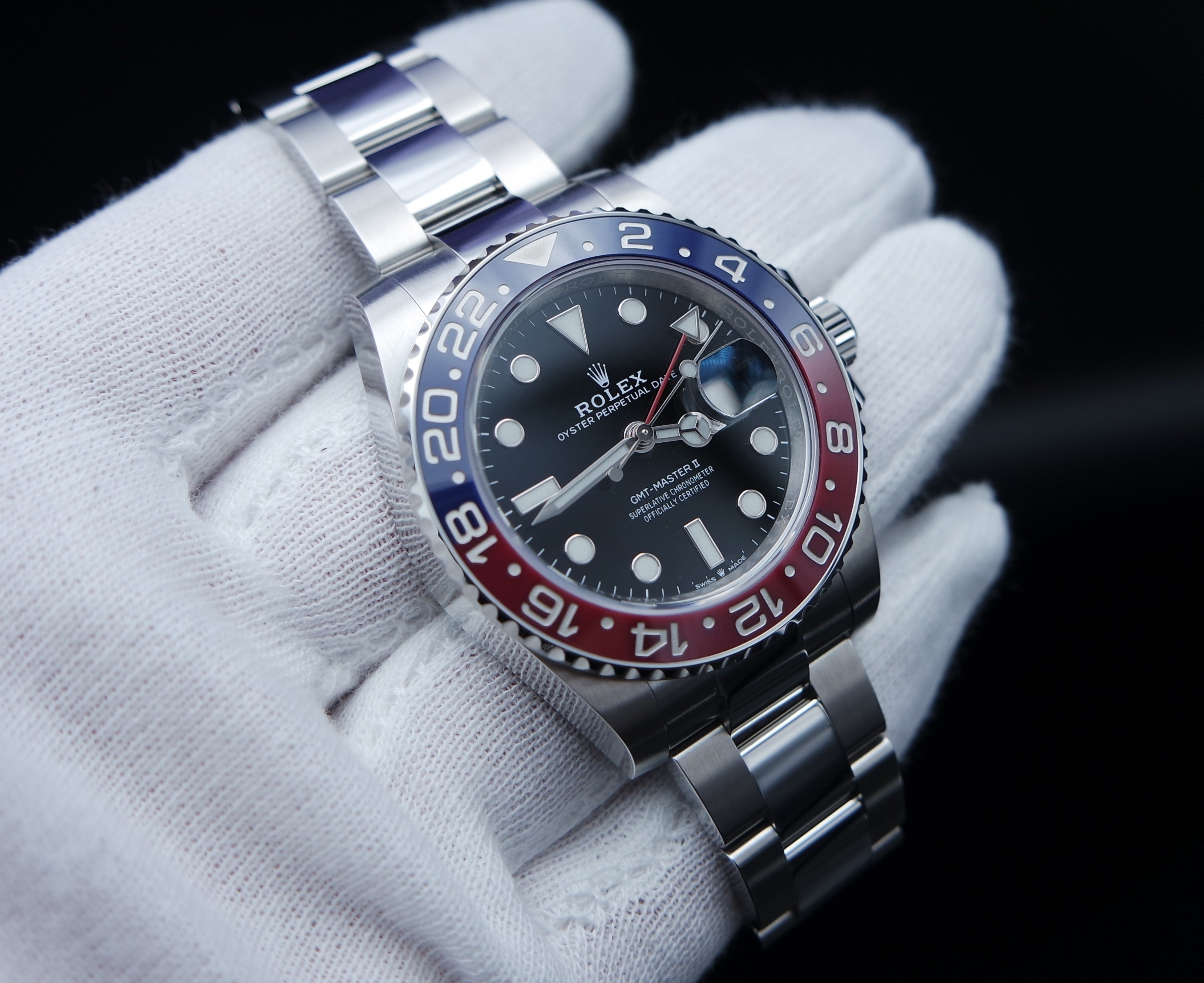Rolex GMT Master II "Pepsi" - 2022 -LC100 - Fullset - Oysterband - 126710BLRO