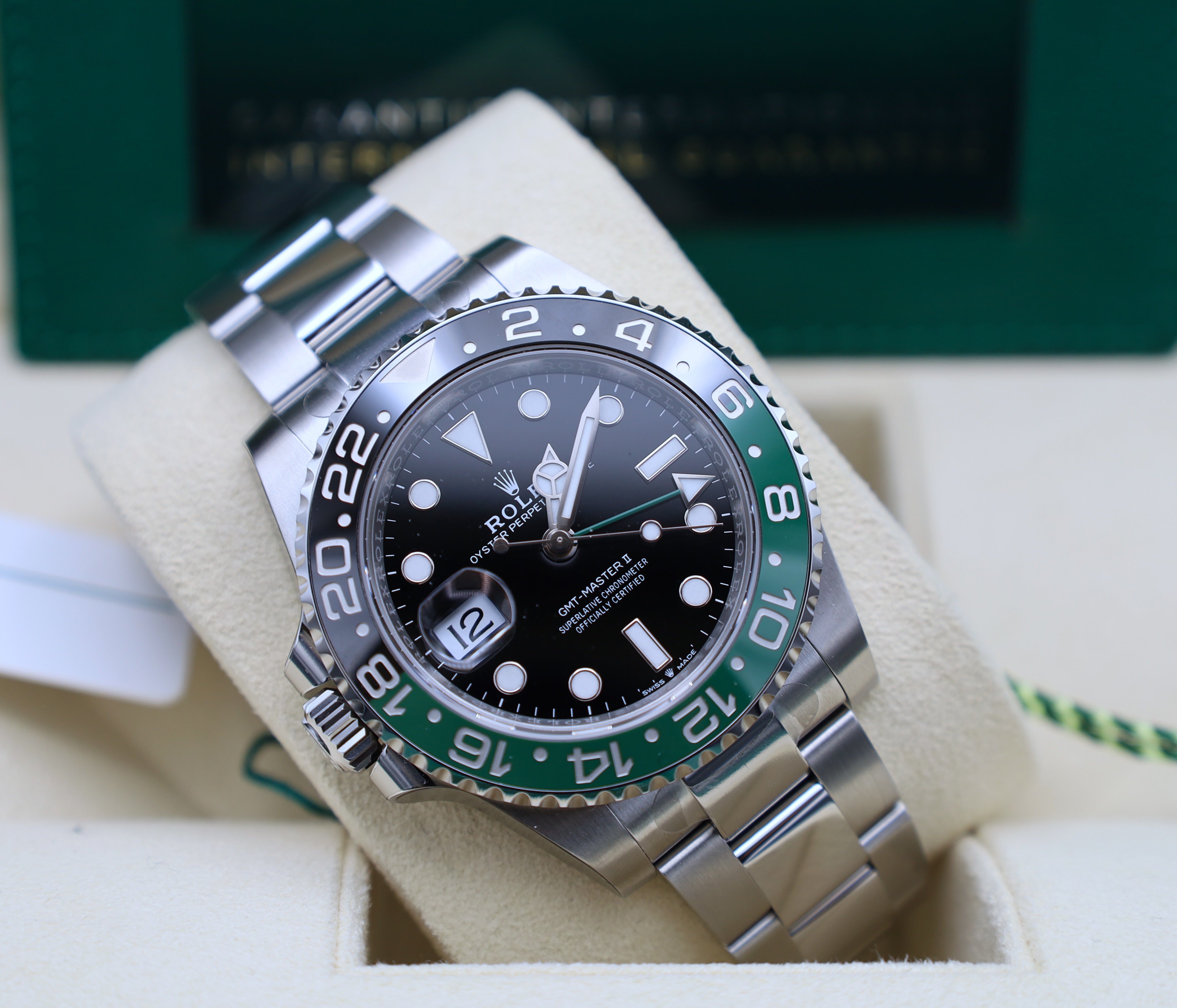 Rolex GMT Master II "Sprite" - 2025 - LC100 - Fullset - Oysterband - 126720VTNR
