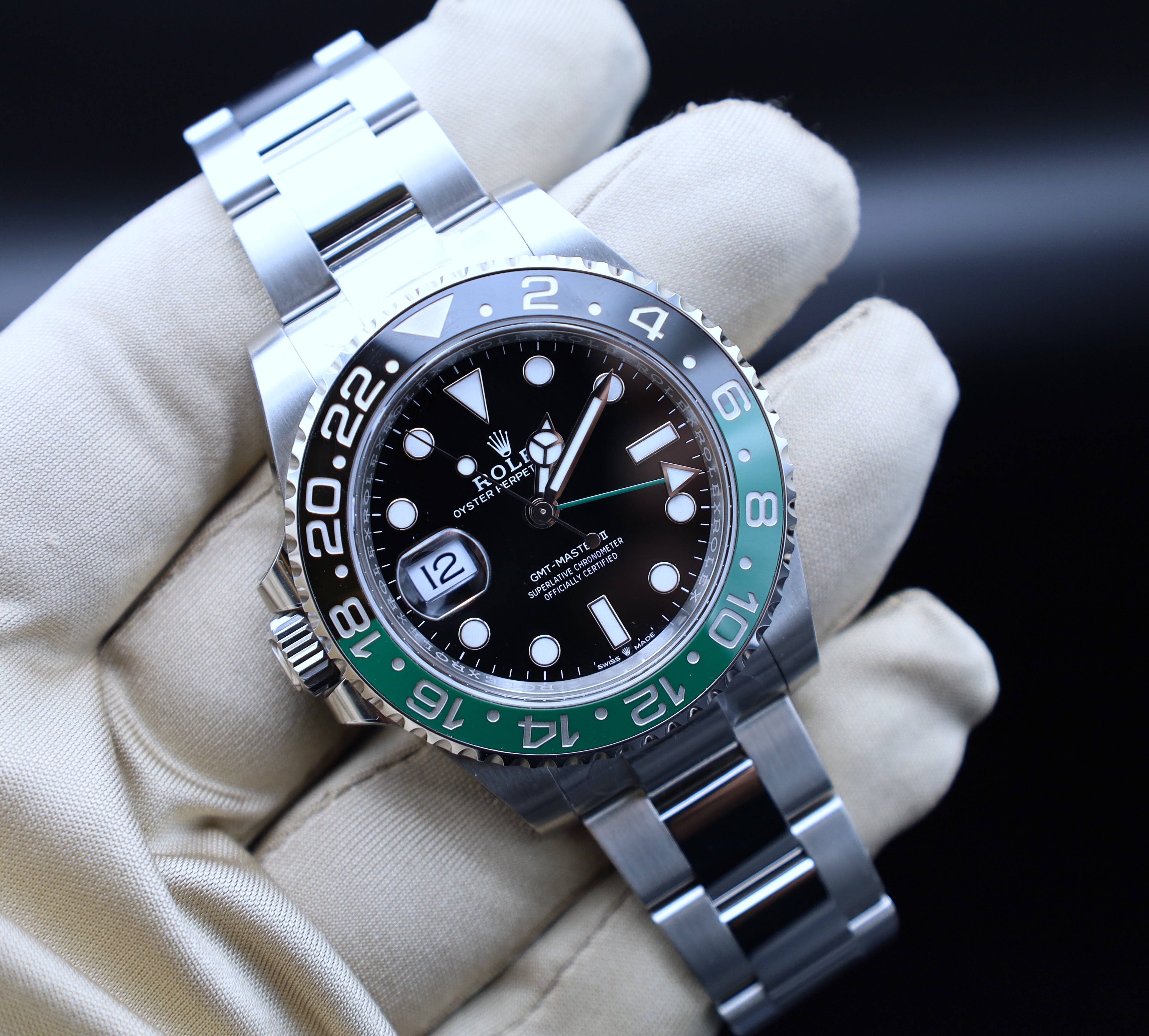 Rolex GMT Master II "Sprite" - 2025 - LC100 - Fullset - Oysterband - 126720VTNR