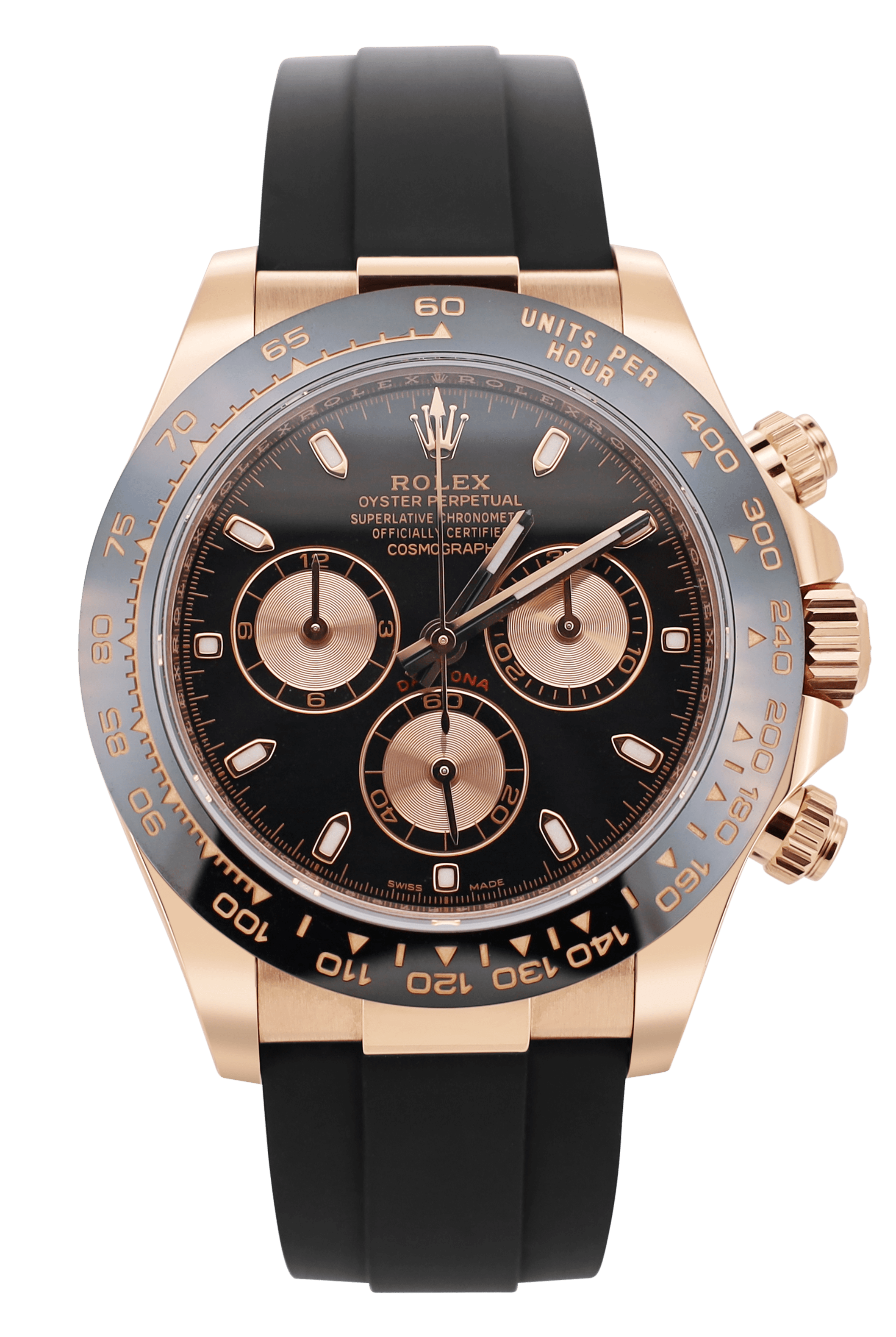 Rolex Daytona Oysterflex Roségold Schwarzes Zifferblatt - 2022 - 116515LN